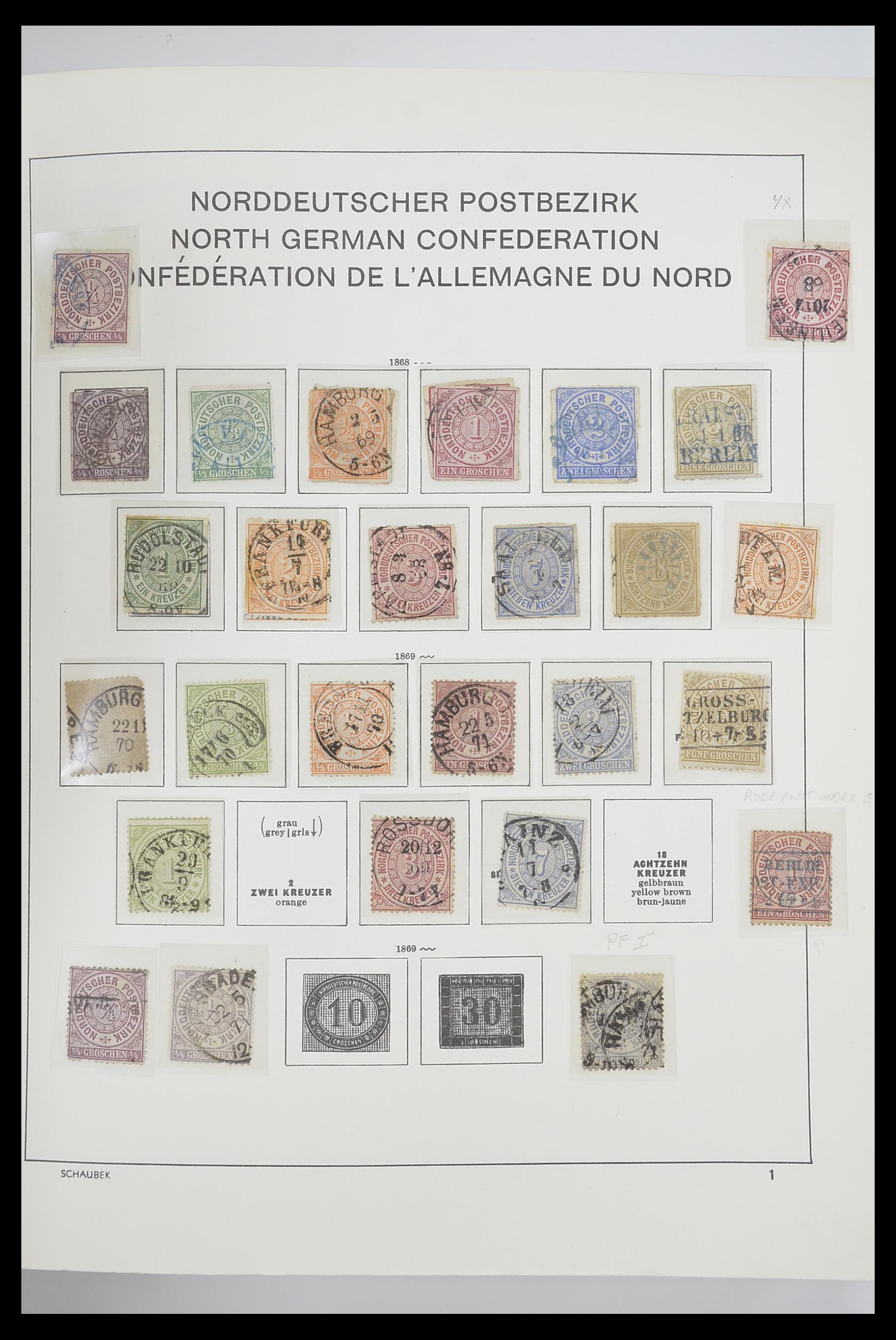 33694 013 - Stamp collection 33694 Germany 1851-1946.