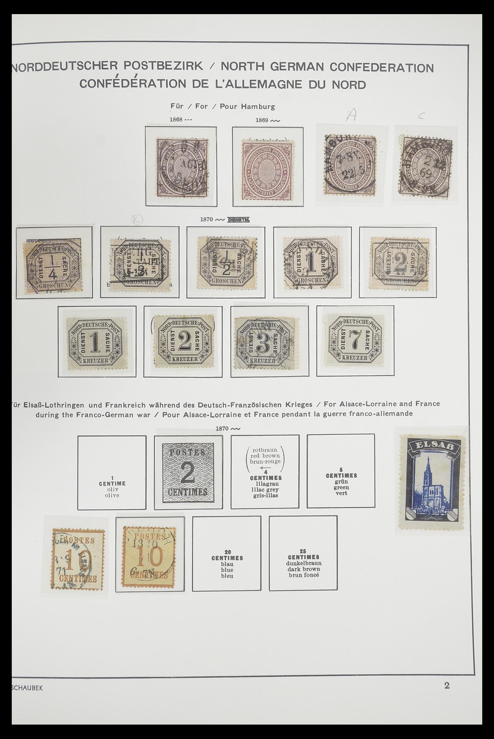 33694 014 - Stamp collection 33694 Germany 1851-1946.