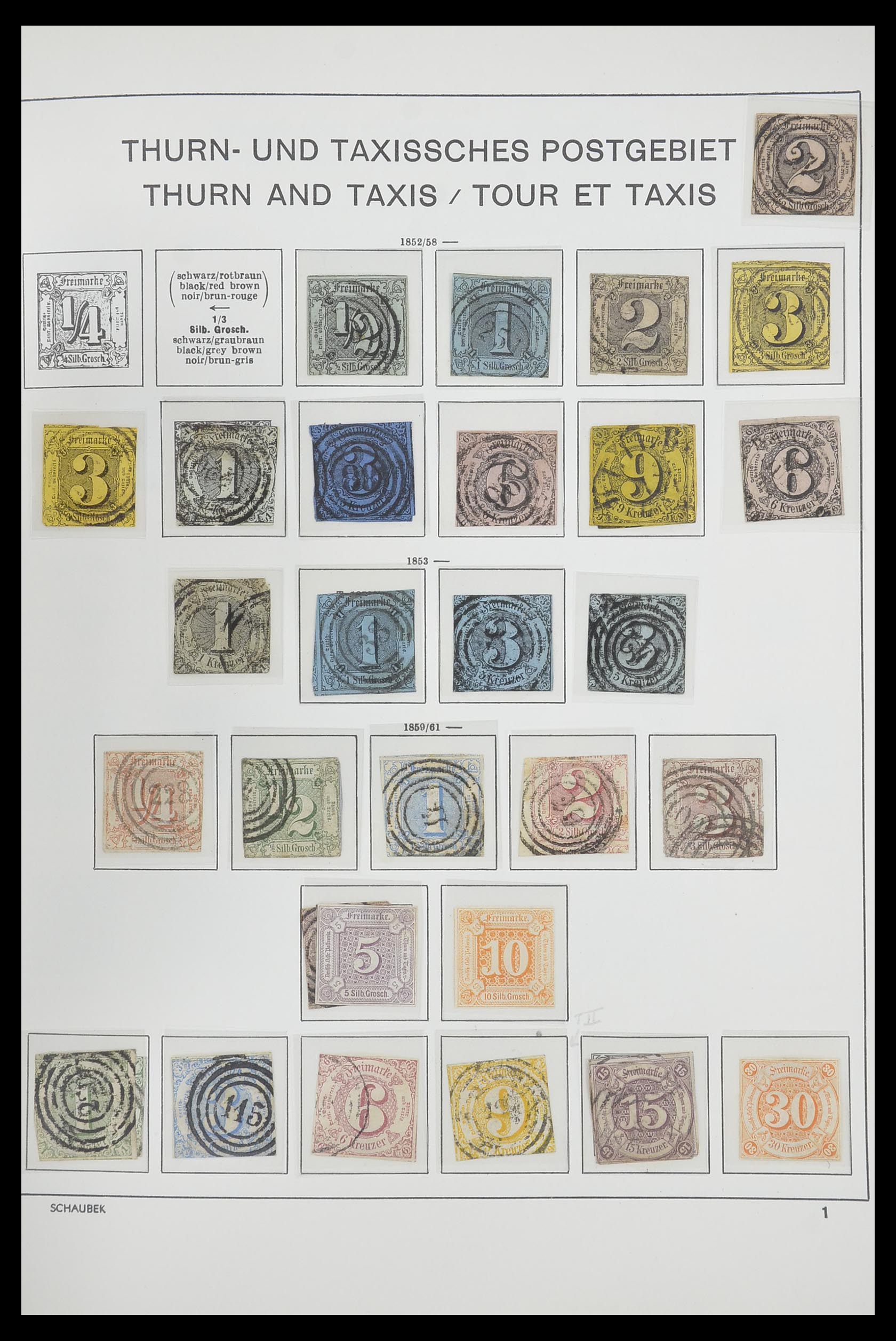 33694 020 - Stamp collection 33694 Germany 1851-1946.