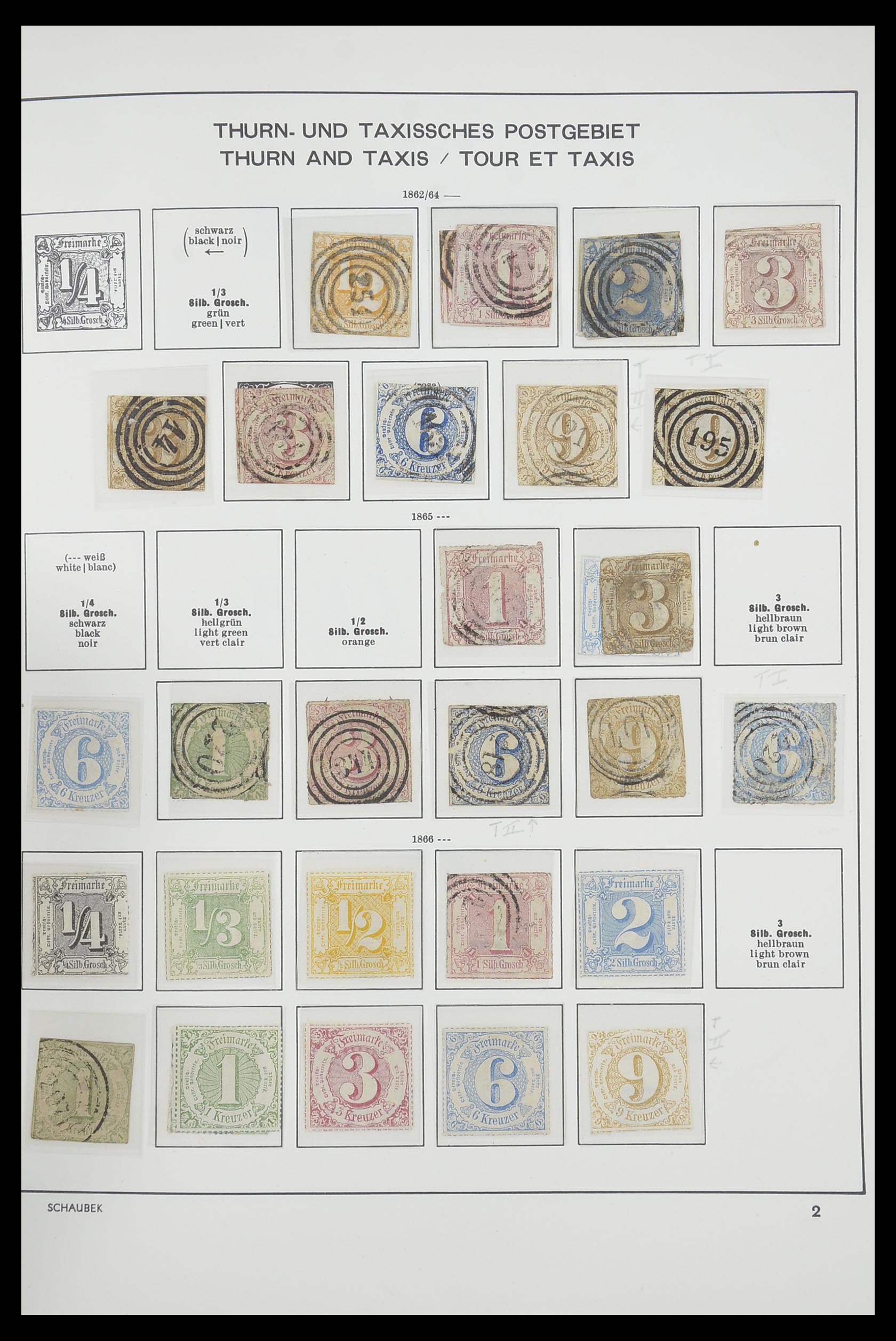 33694 021 - Stamp collection 33694 Germany 1851-1946.