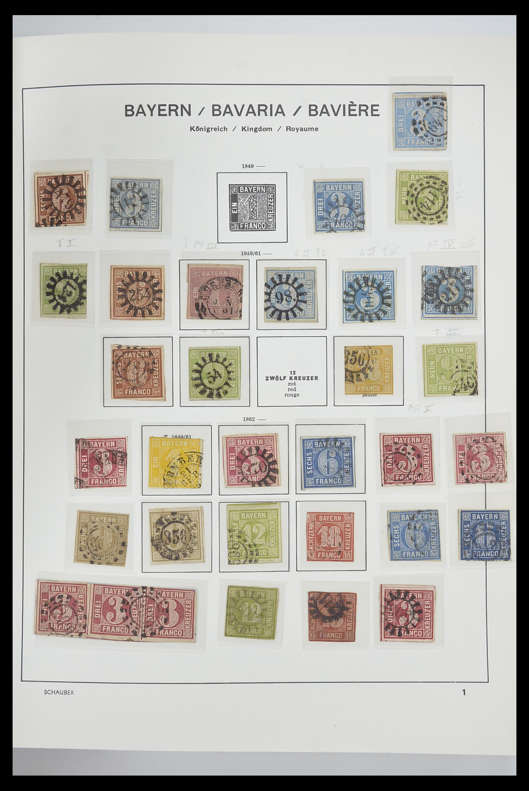 33694 022 - Stamp collection 33694 Germany 1851-1946.
