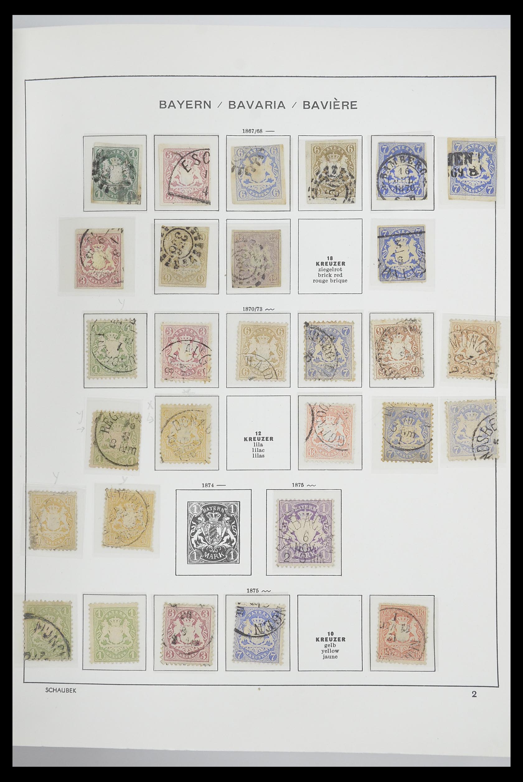 33694 023 - Stamp collection 33694 Germany 1851-1946.