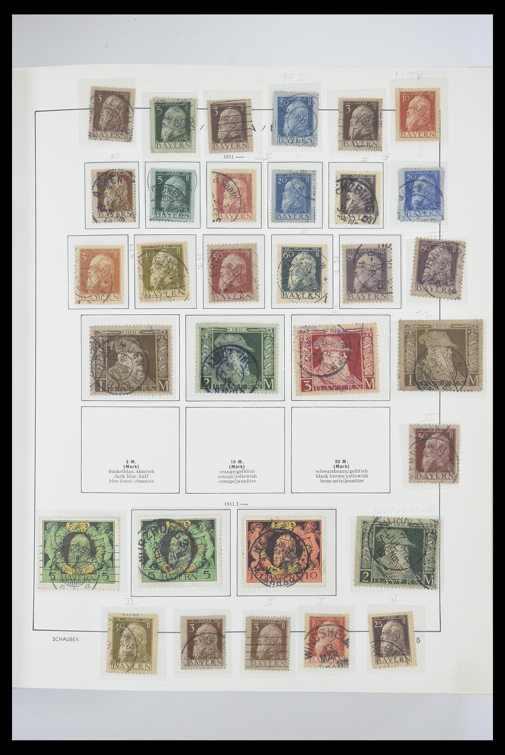 33694 028 - Stamp collection 33694 Germany 1851-1946.
