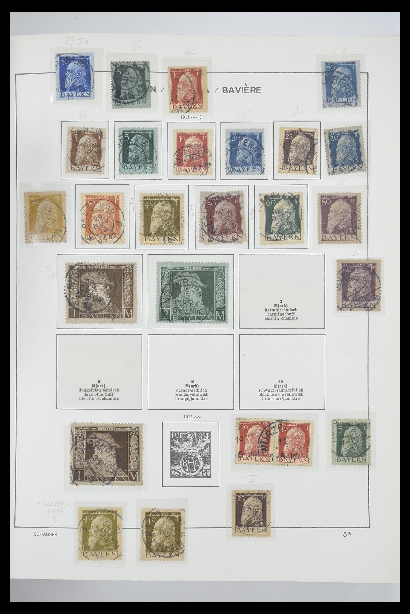 33694 029 - Stamp collection 33694 Germany 1851-1946.