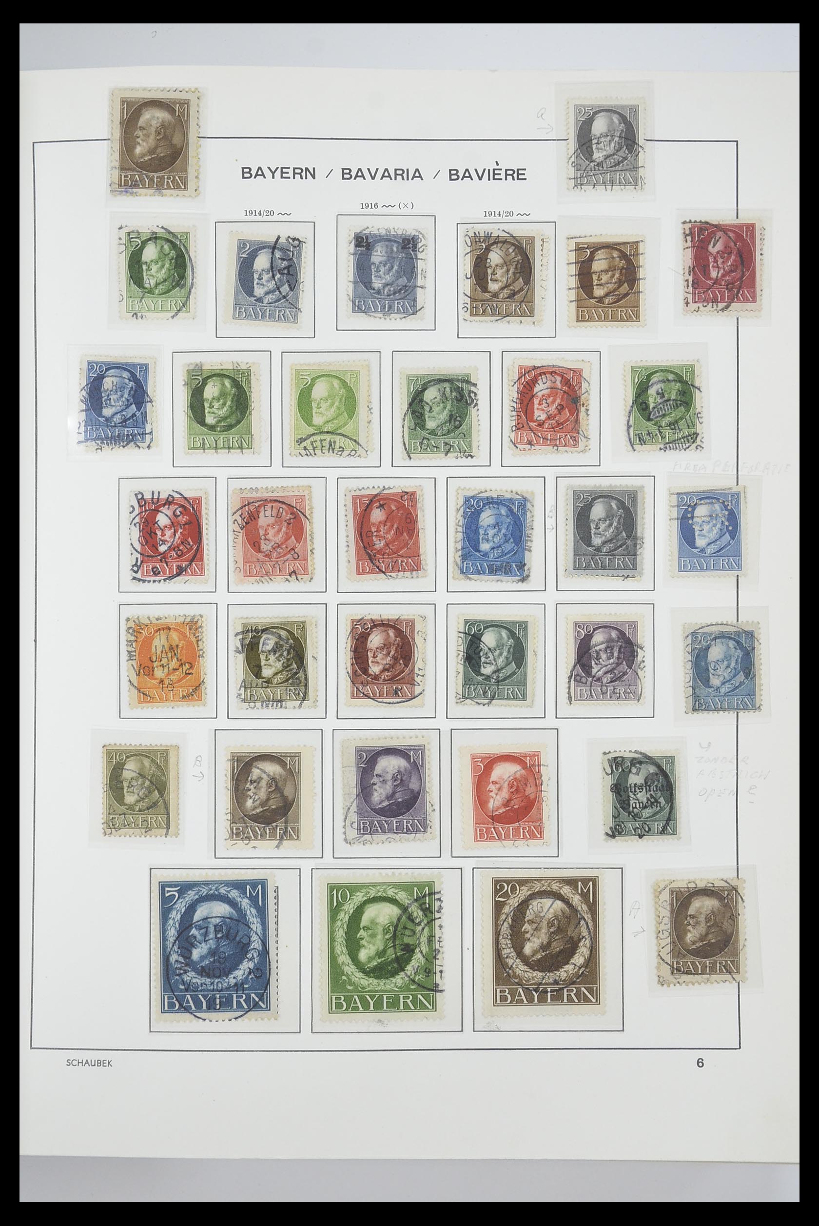 33694 030 - Stamp collection 33694 Germany 1851-1946.