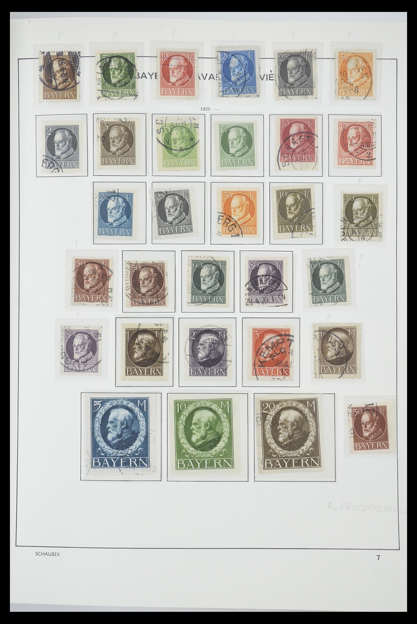 33694 031 - Stamp collection 33694 Germany 1851-1946.