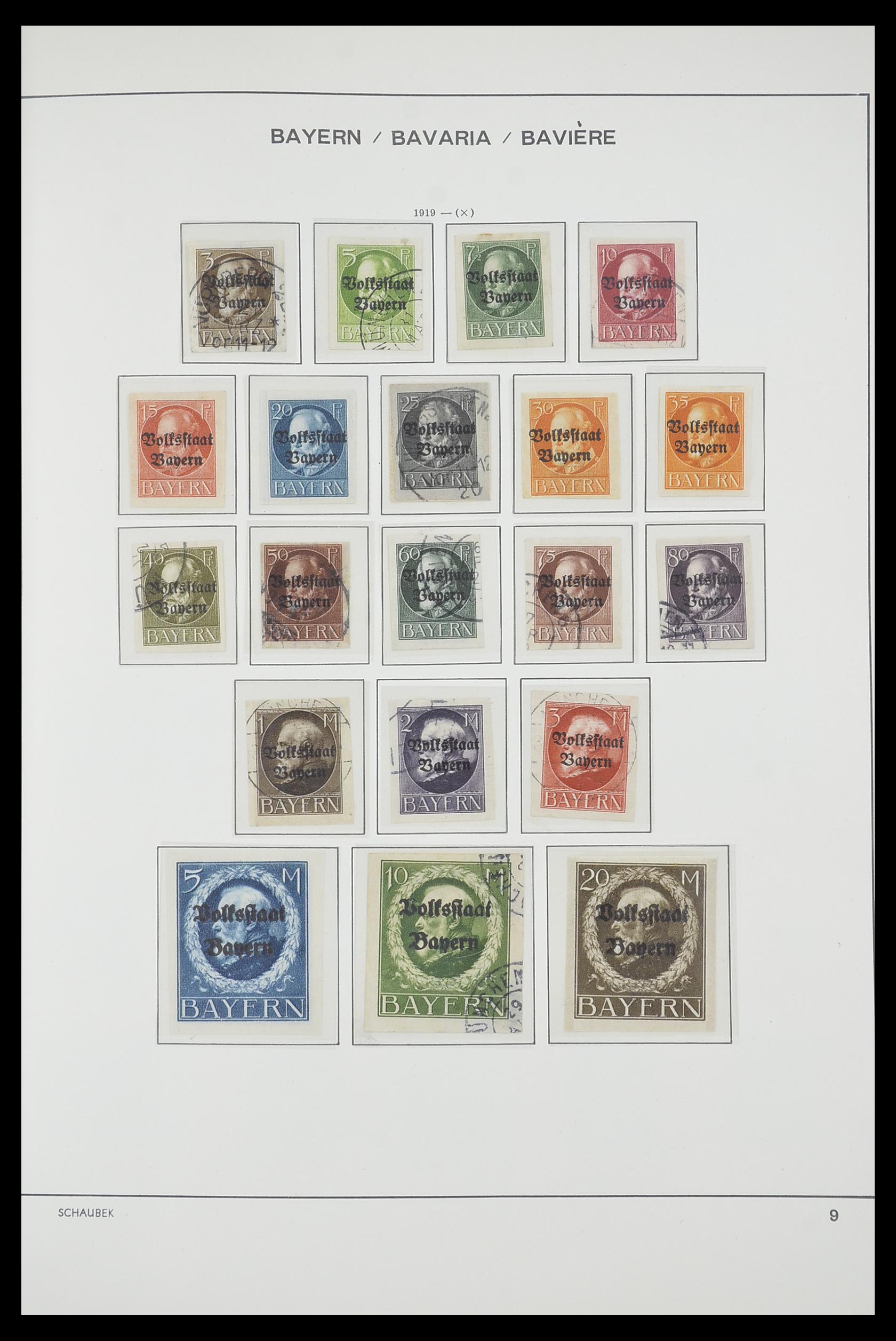33694 033 - Postzegelverzameling 33694 Duitsland 1851-1946.