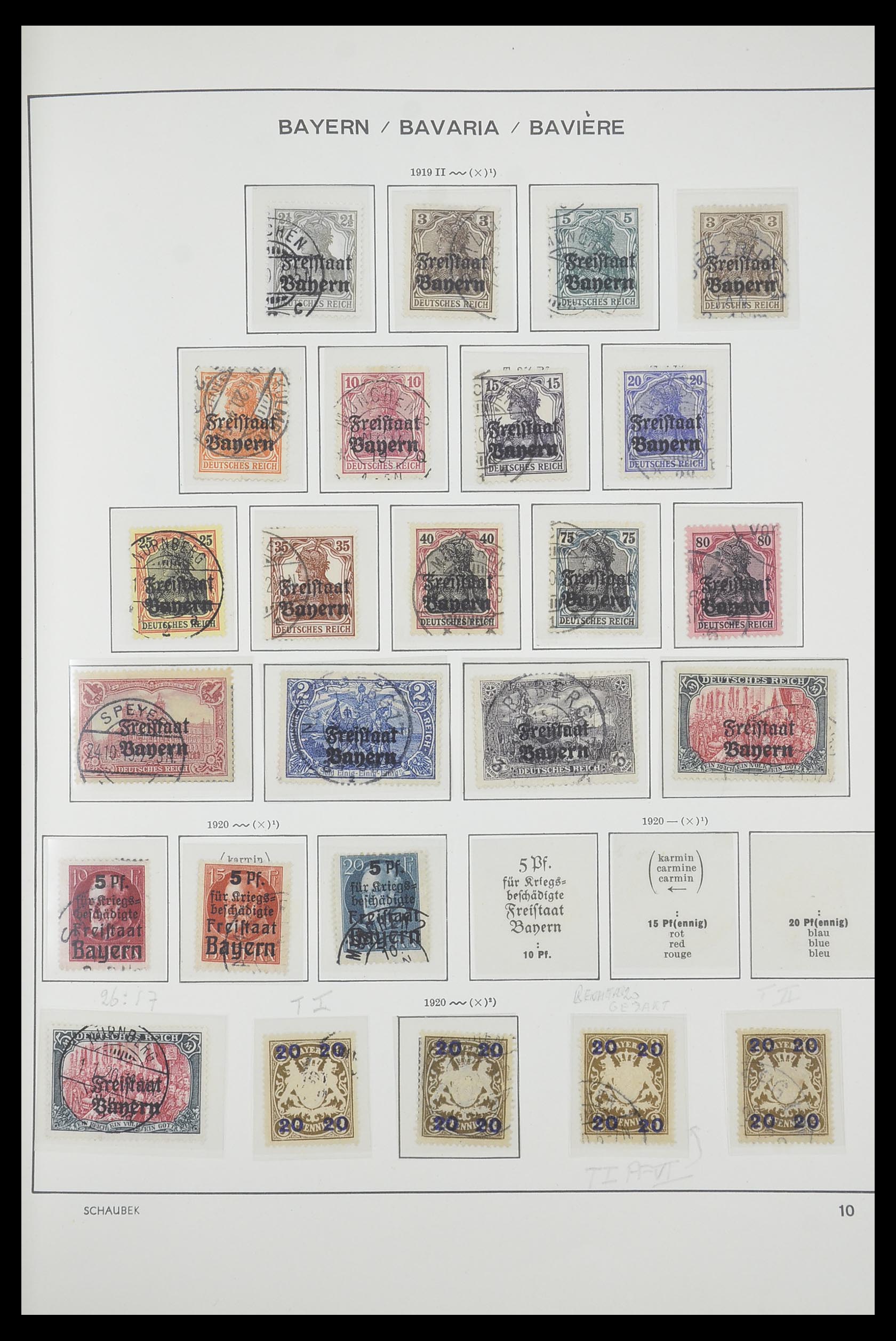 33694 034 - Stamp collection 33694 Germany 1851-1946.