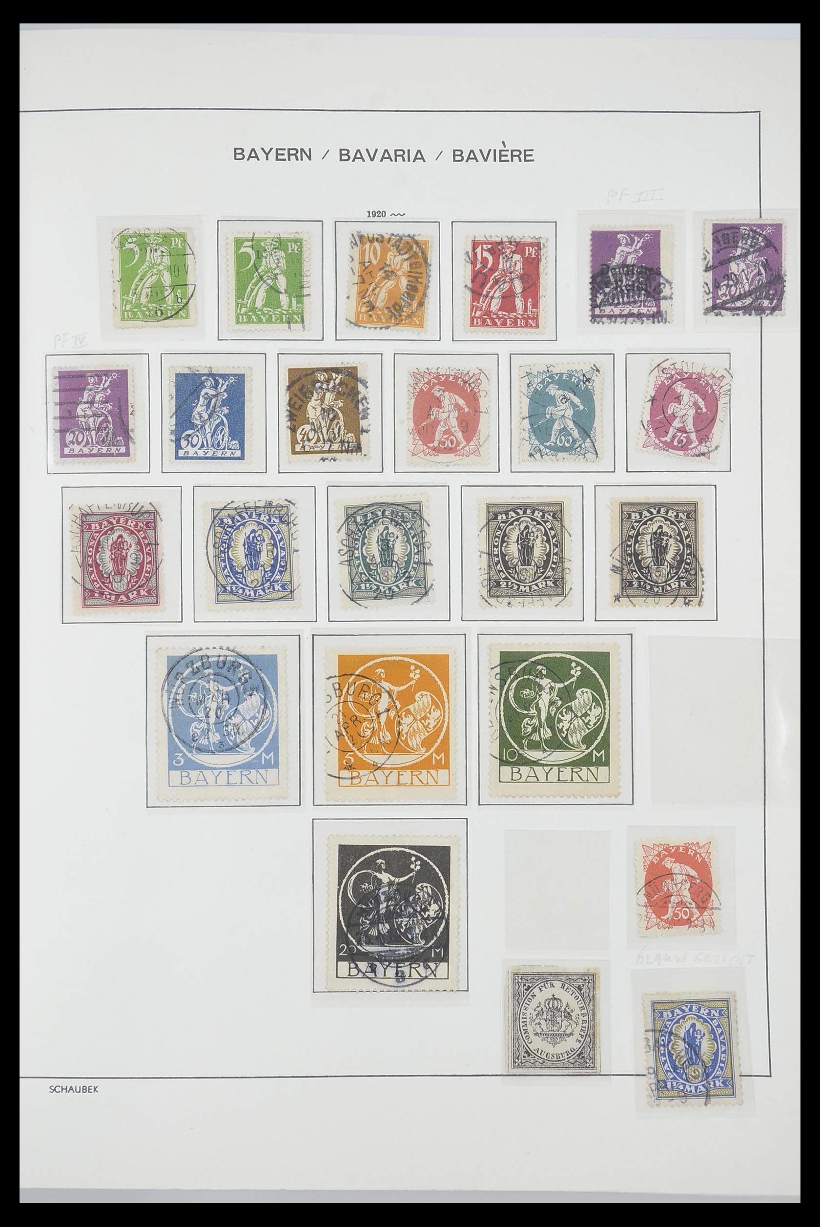 33694 037 - Stamp collection 33694 Germany 1851-1946.