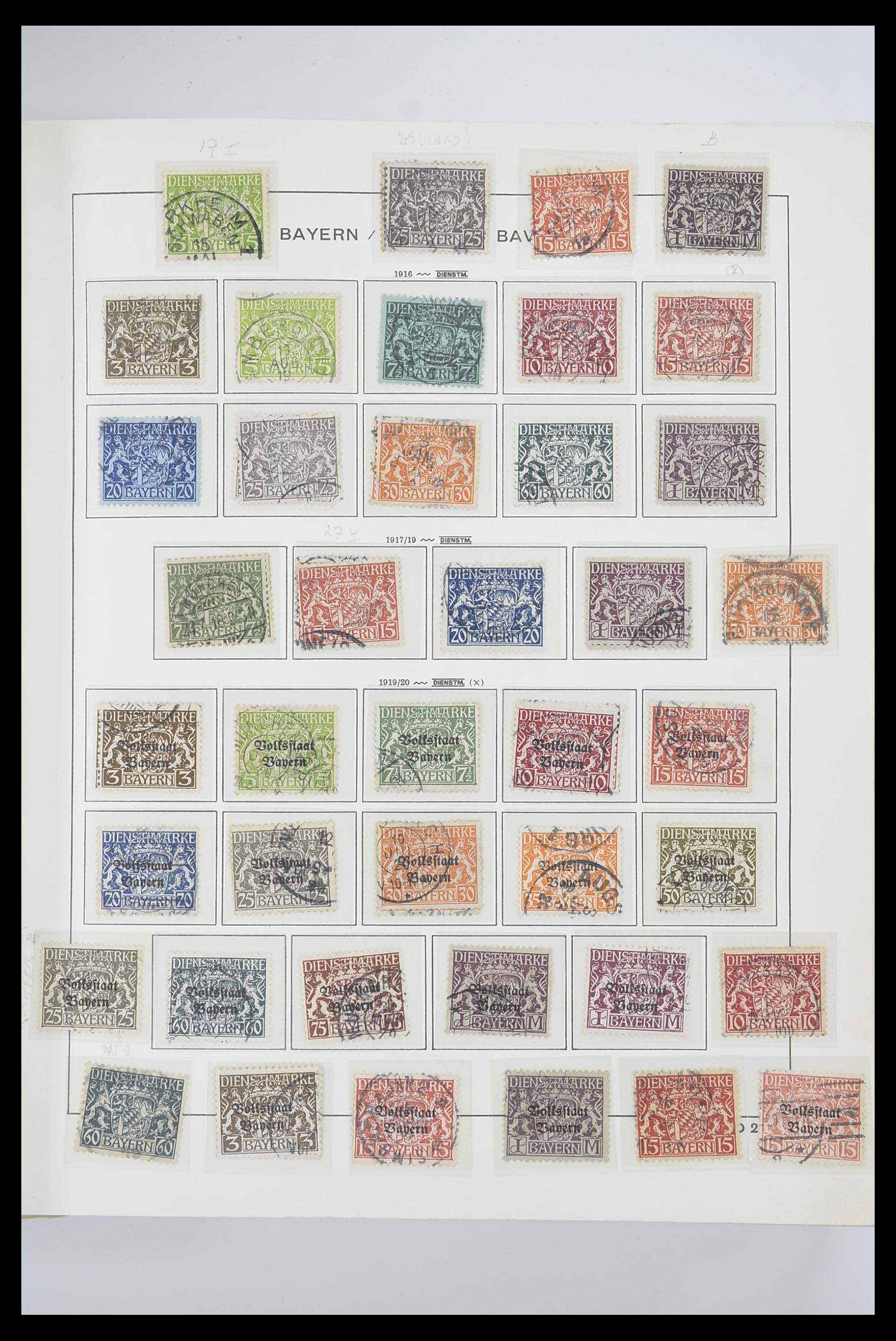 33694 039 - Stamp collection 33694 Germany 1851-1946.