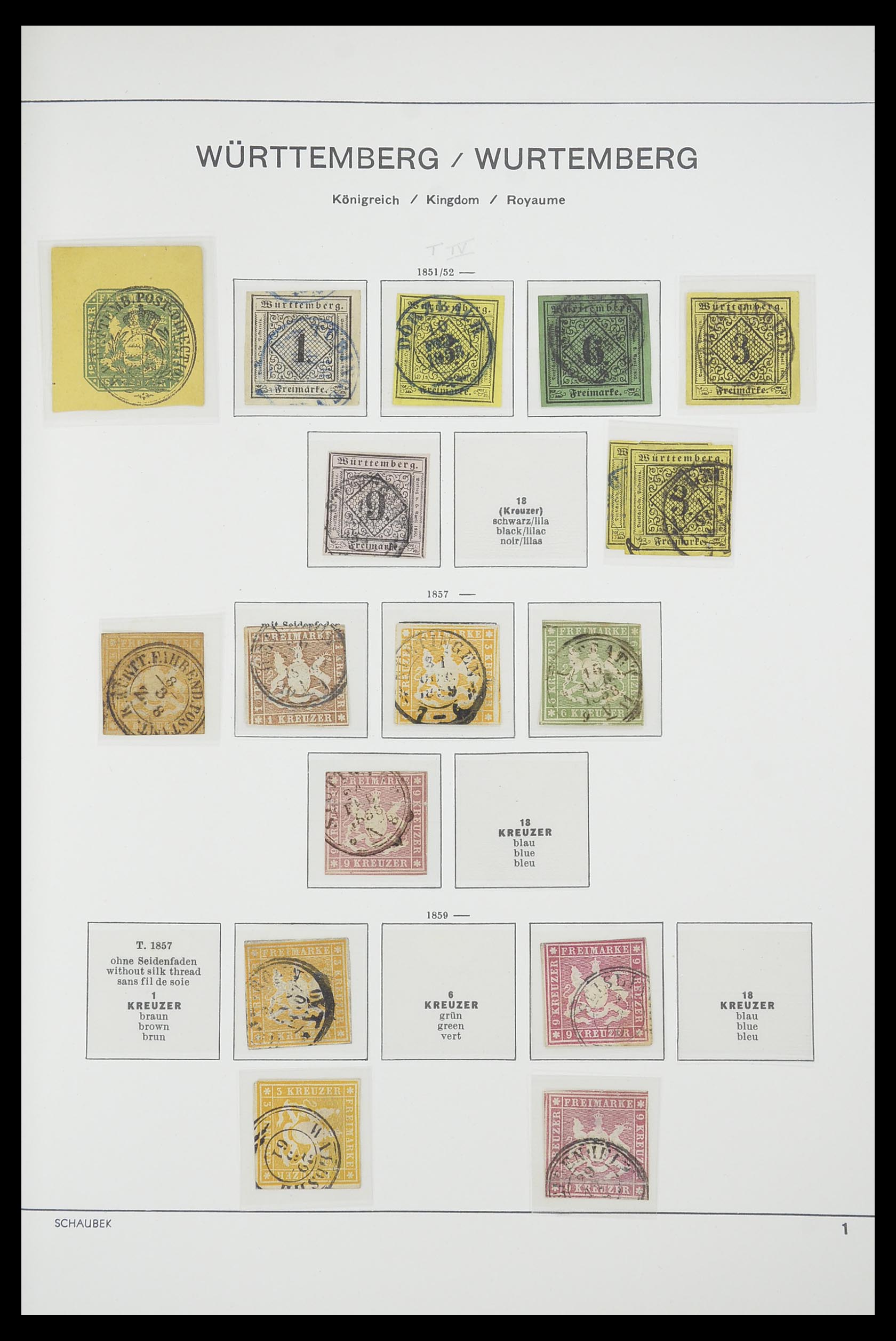 33694 042 - Stamp collection 33694 Germany 1851-1946.
