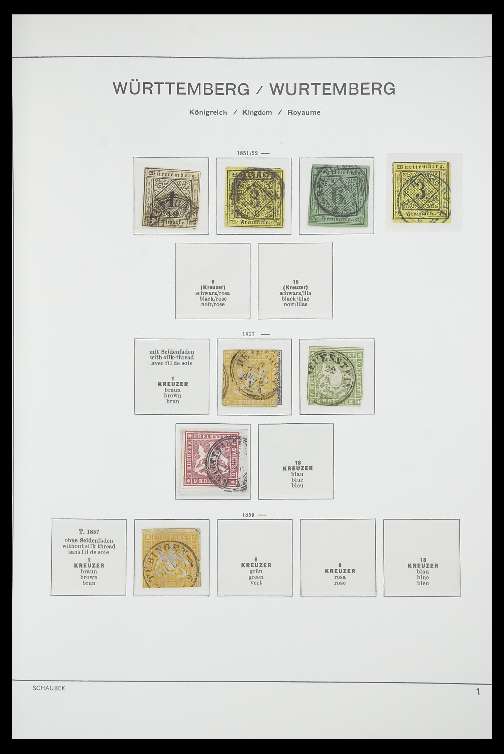 33694 043 - Stamp collection 33694 Germany 1851-1946.