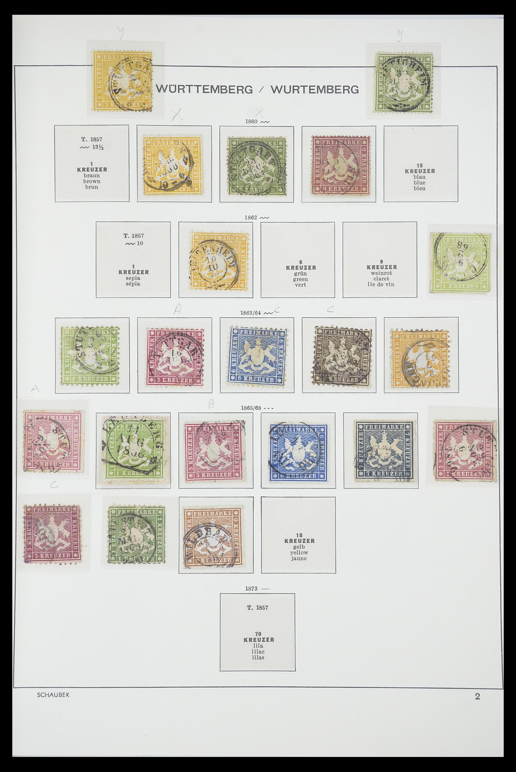 33694 044 - Stamp collection 33694 Germany 1851-1946.