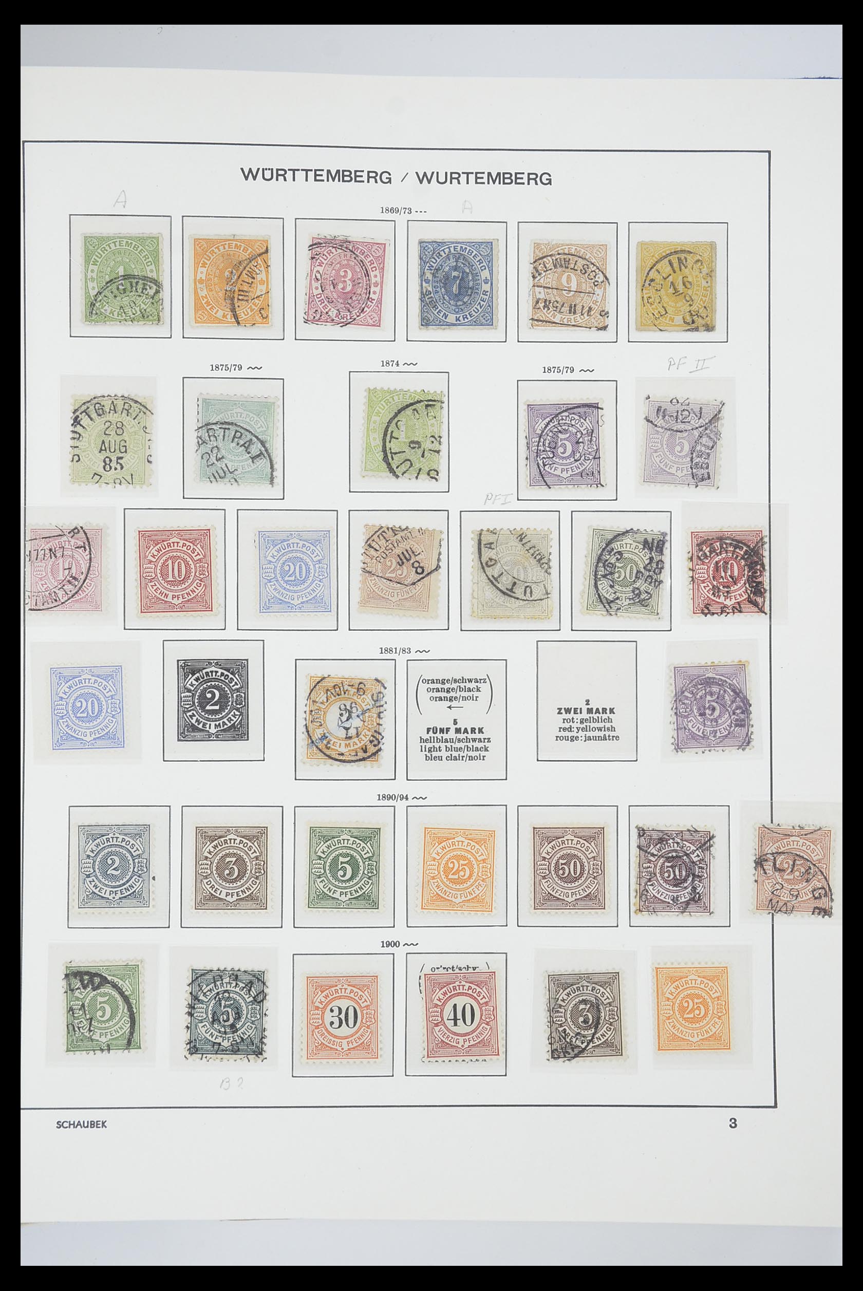 33694 046 - Stamp collection 33694 Germany 1851-1946.