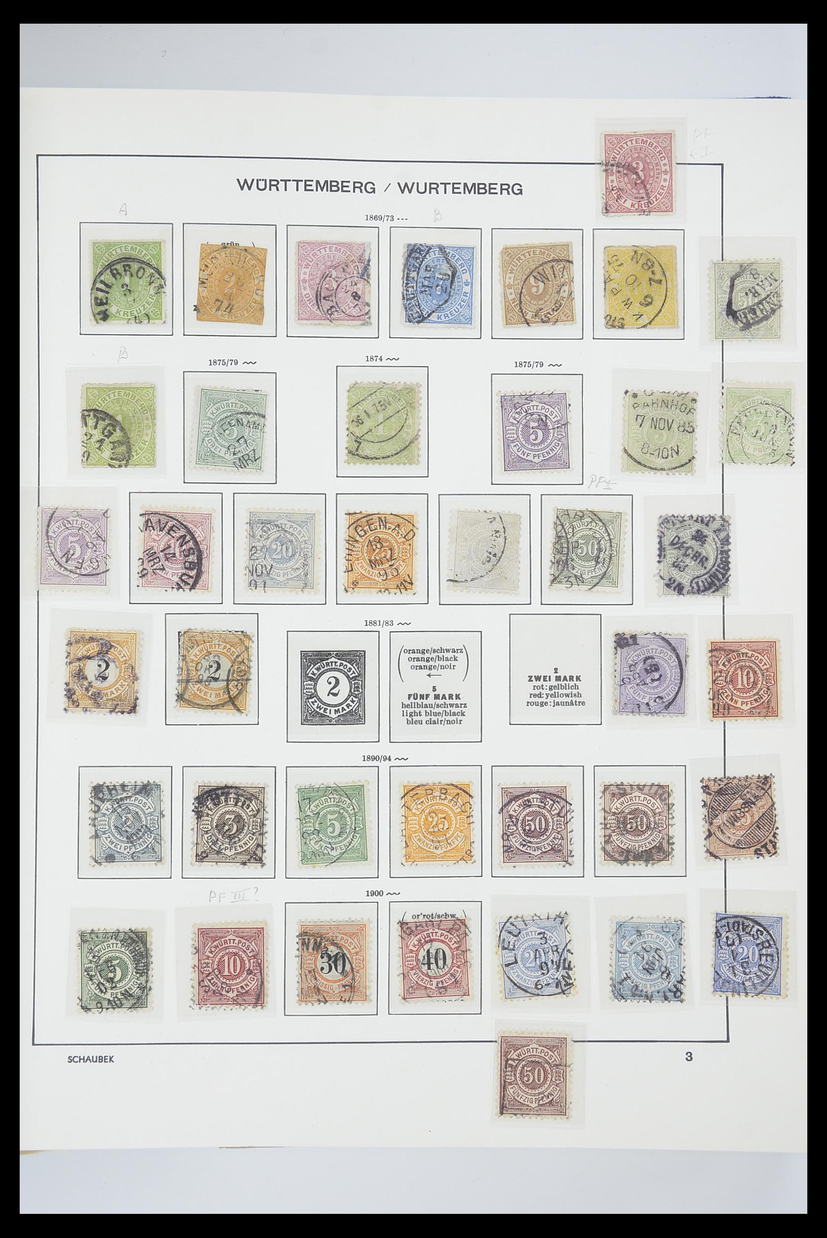 33694 047 - Stamp collection 33694 Germany 1851-1946.