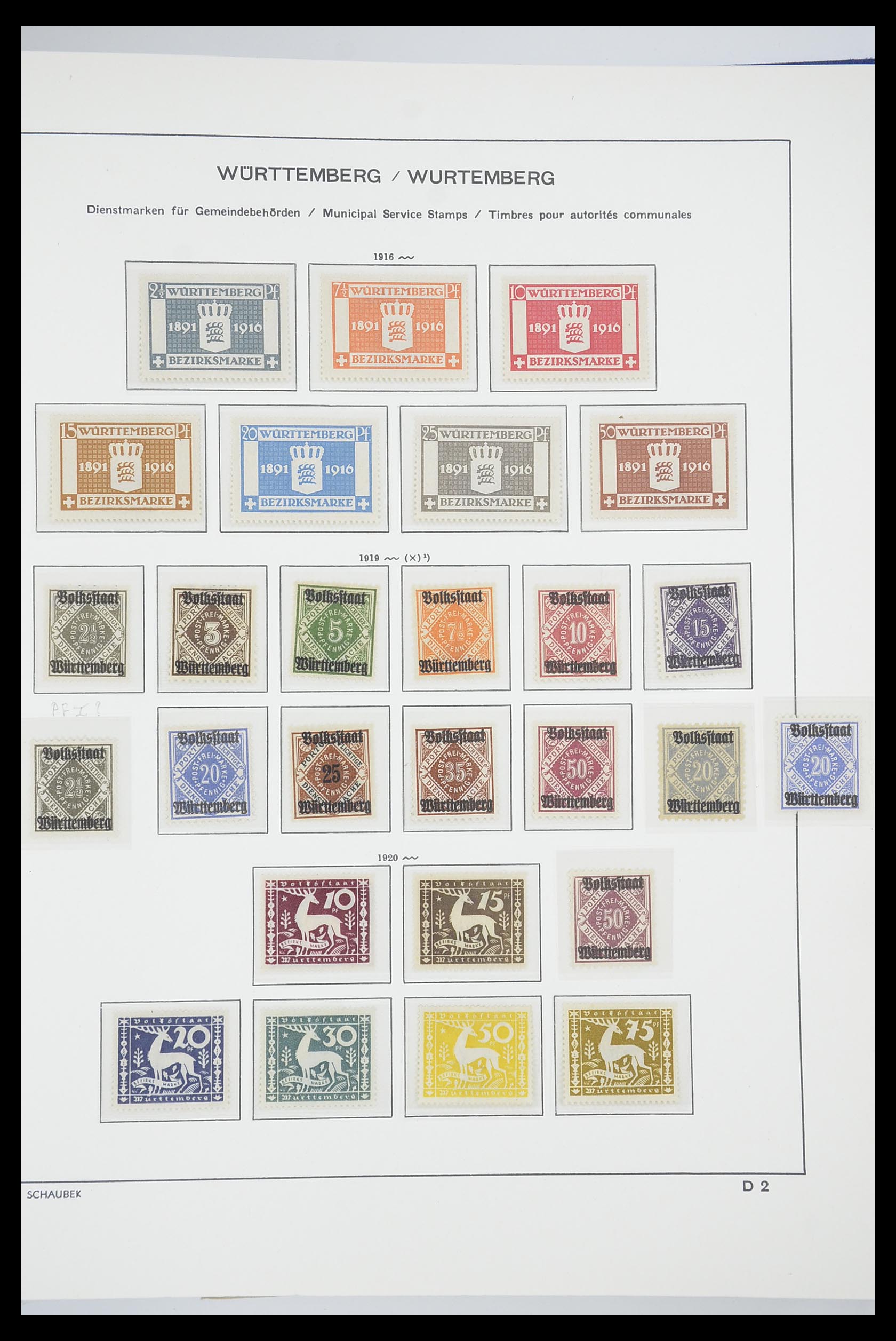 33694 050 - Postzegelverzameling 33694 Duitsland 1851-1946.