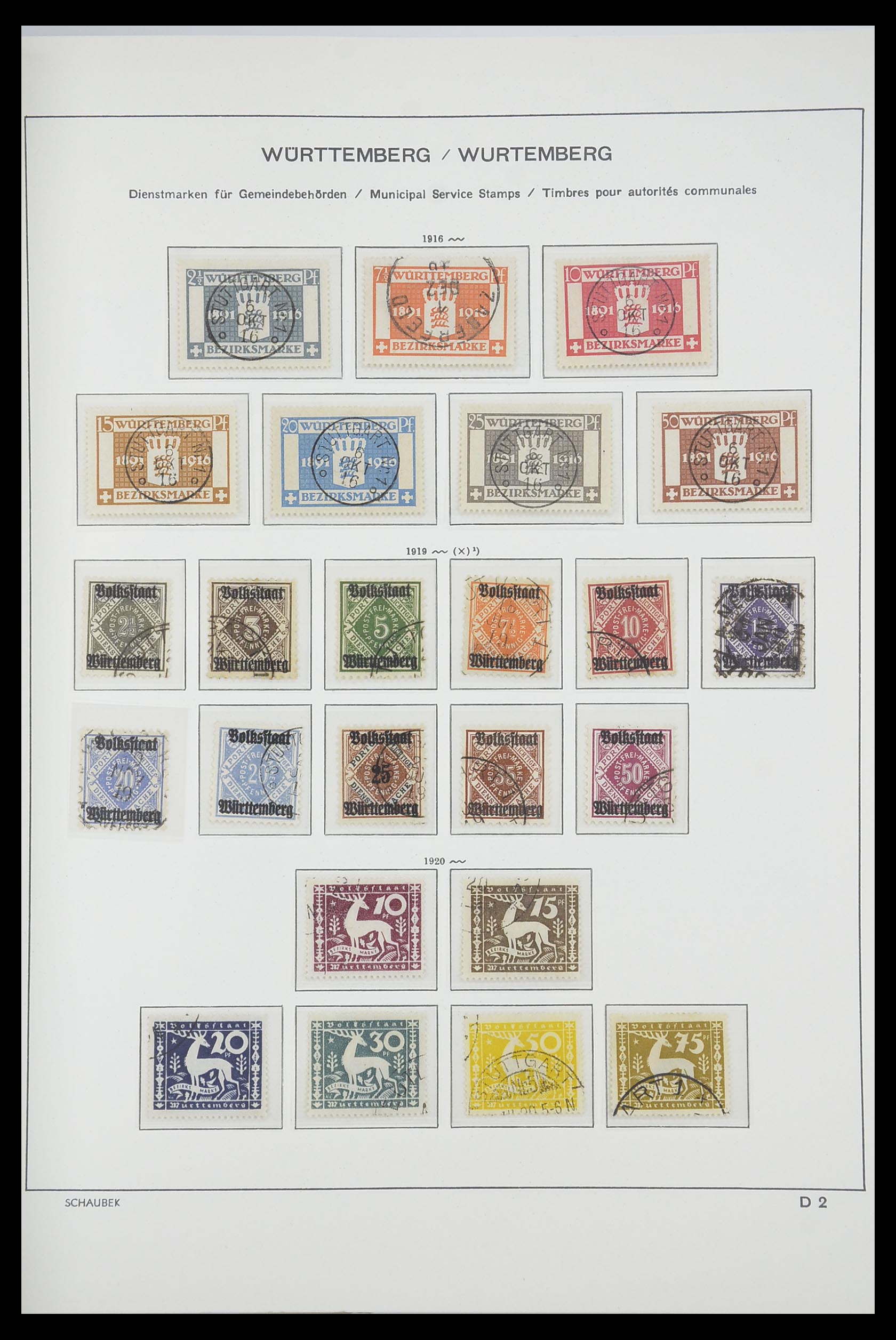 33694 051 - Stamp collection 33694 Germany 1851-1946.