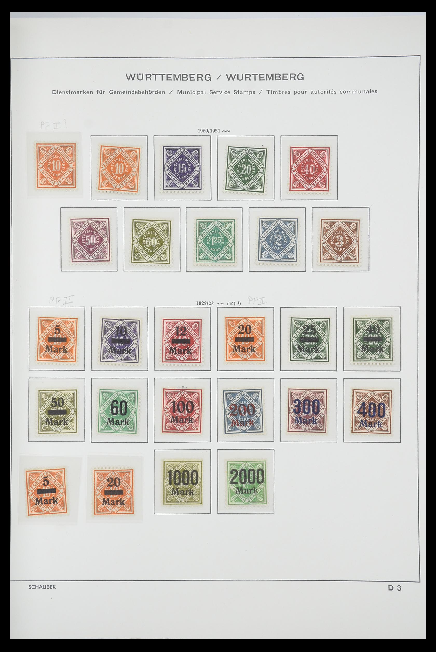 33694 052 - Stamp collection 33694 Germany 1851-1946.