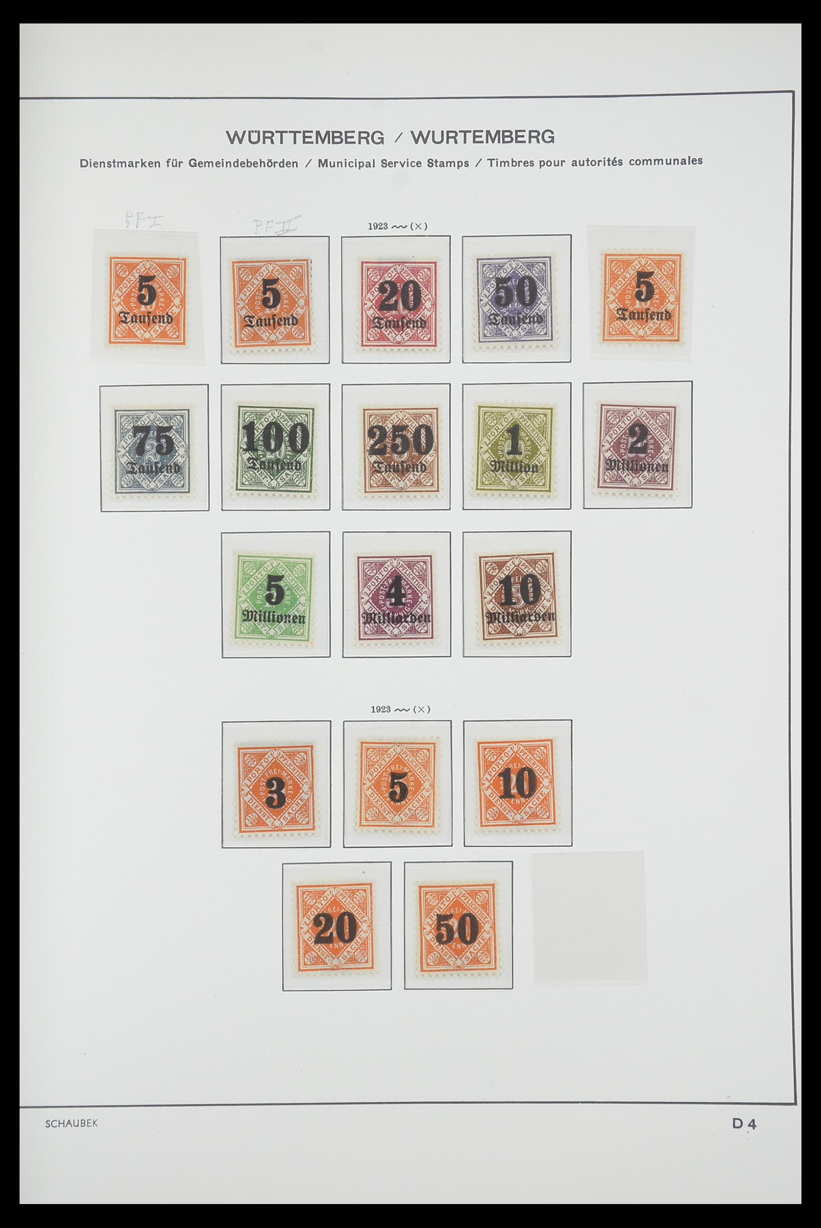33694 054 - Postzegelverzameling 33694 Duitsland 1851-1946.