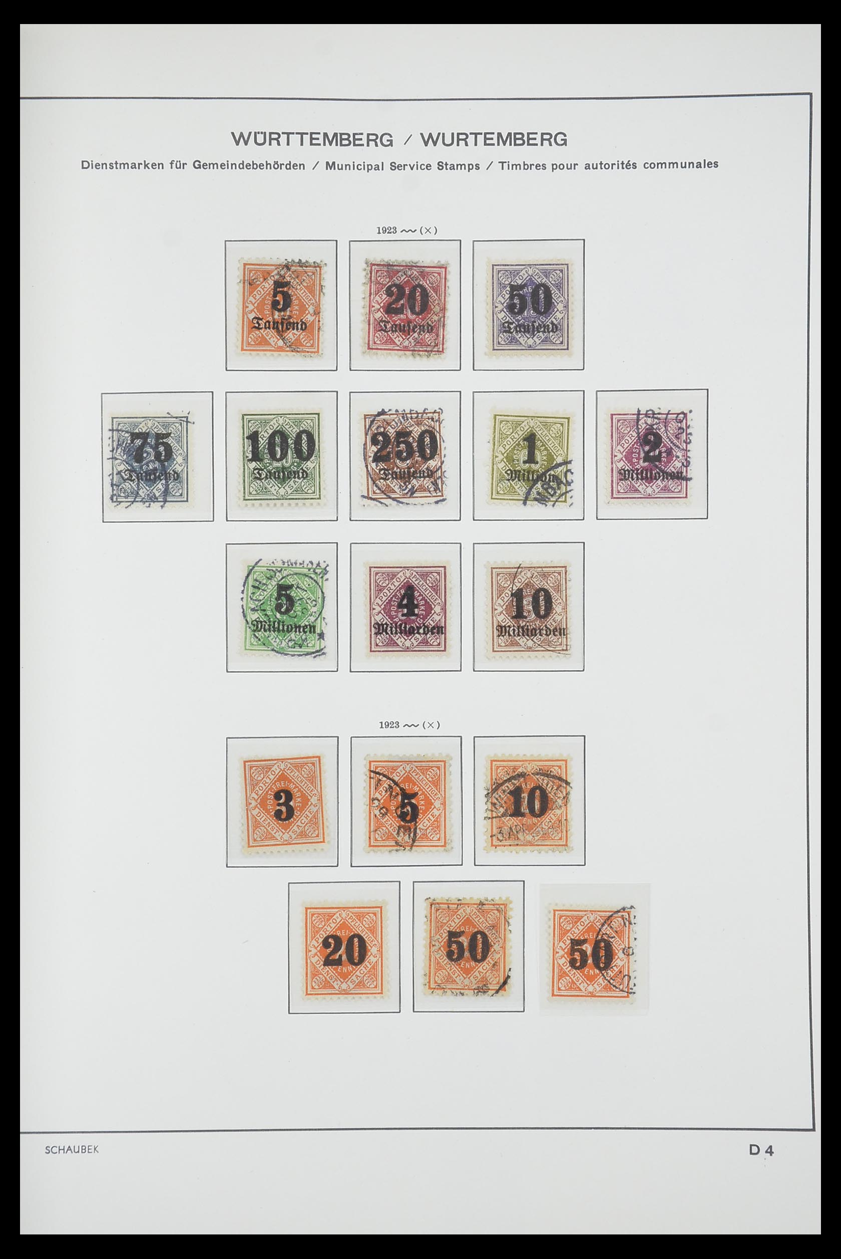 33694 055 - Stamp collection 33694 Germany 1851-1946.