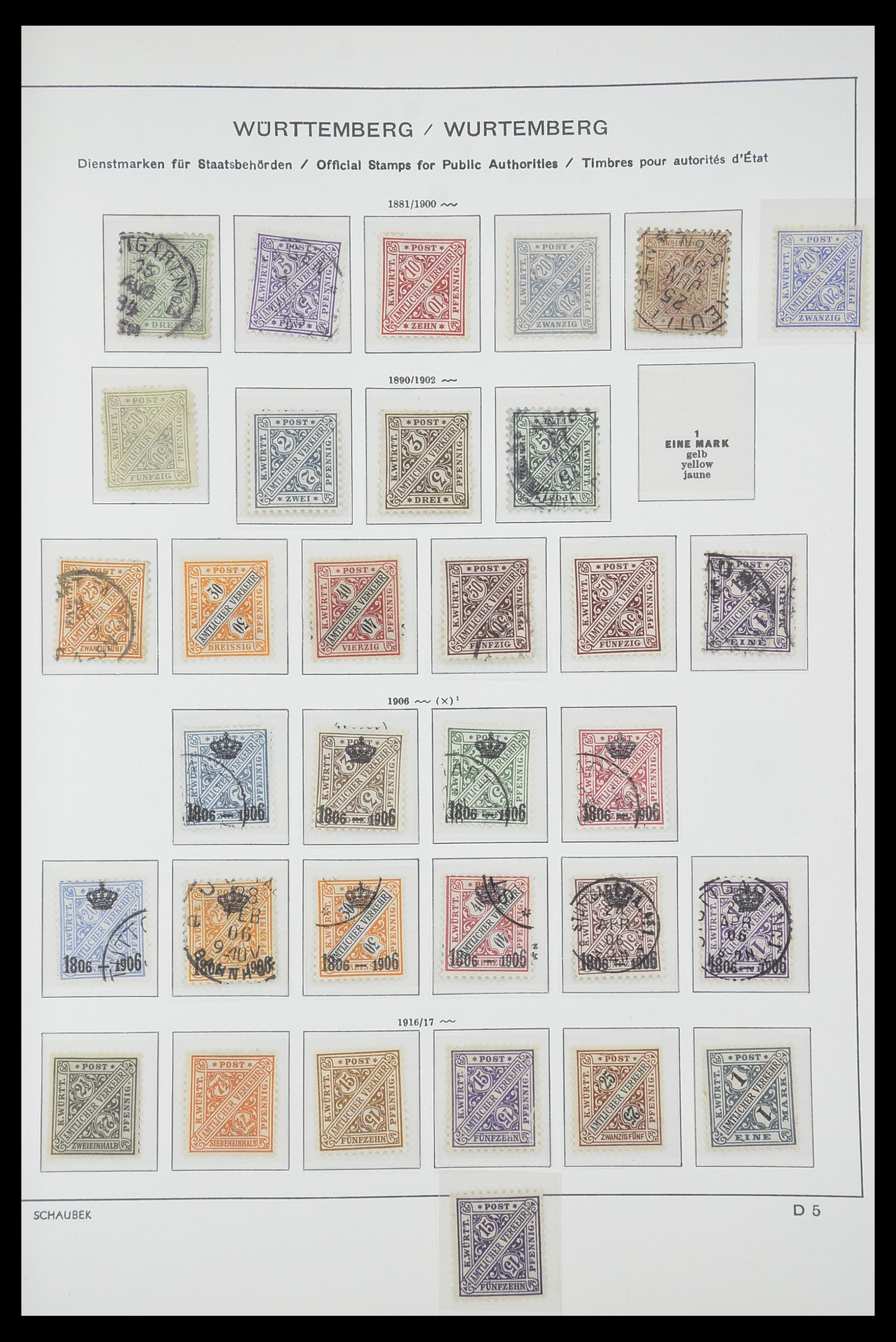 33694 056 - Stamp collection 33694 Germany 1851-1946.