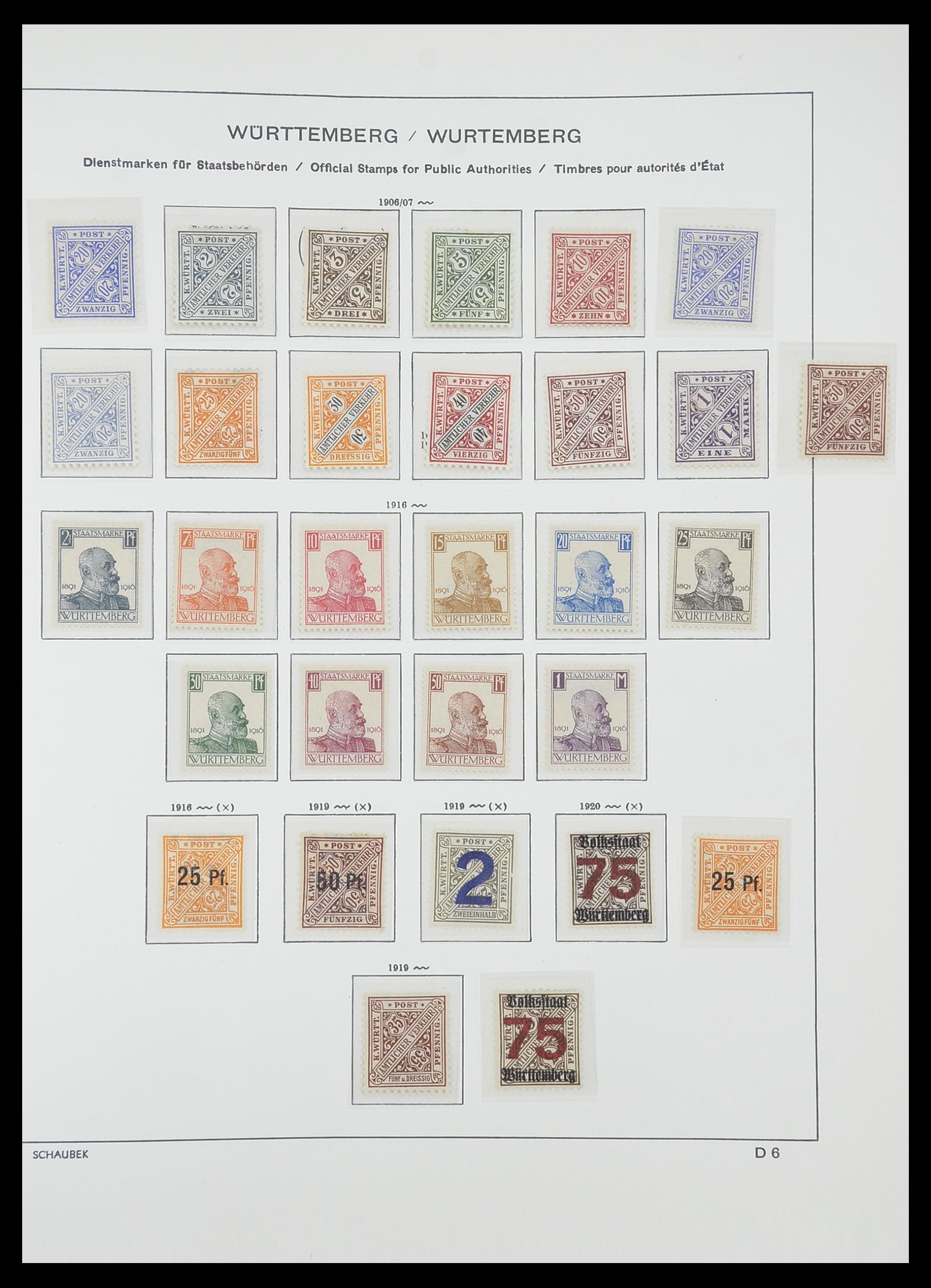 33694 058 - Stamp collection 33694 Germany 1851-1946.