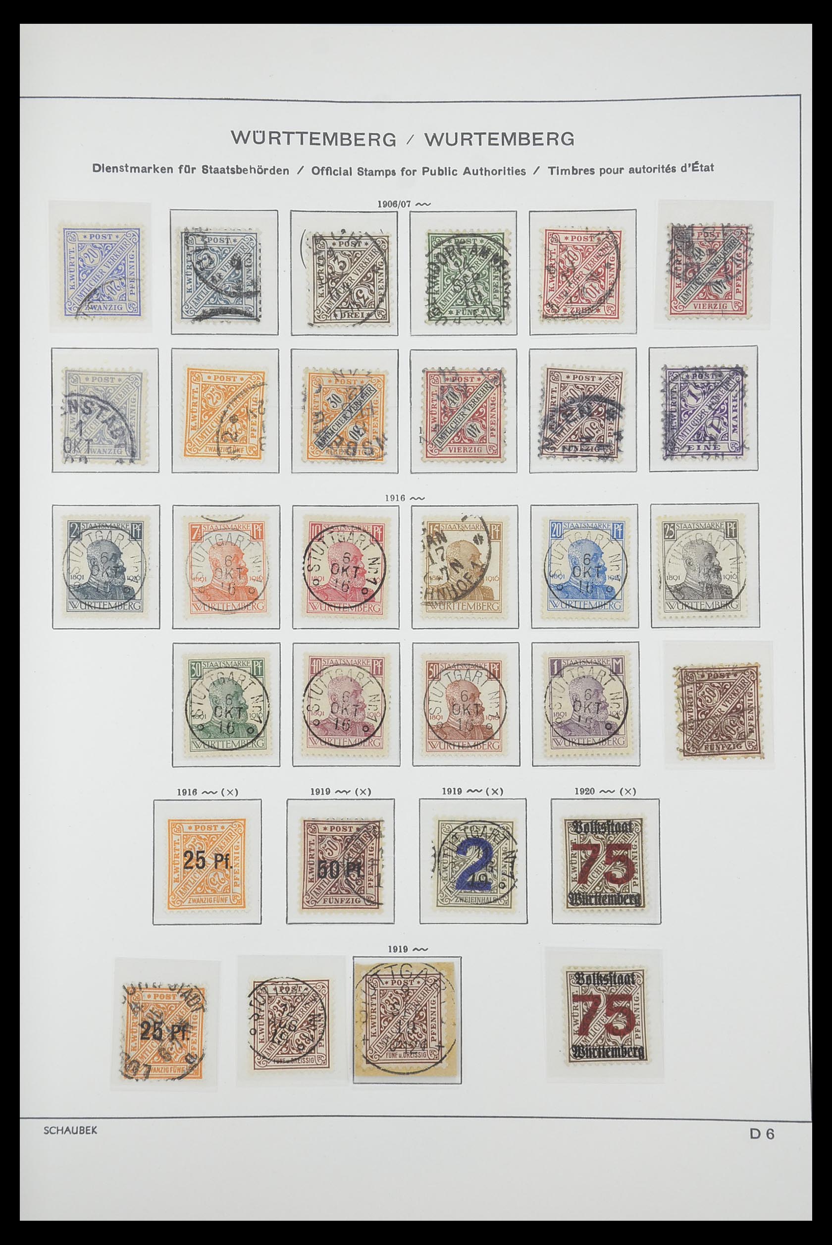 33694 059 - Stamp collection 33694 Germany 1851-1946.