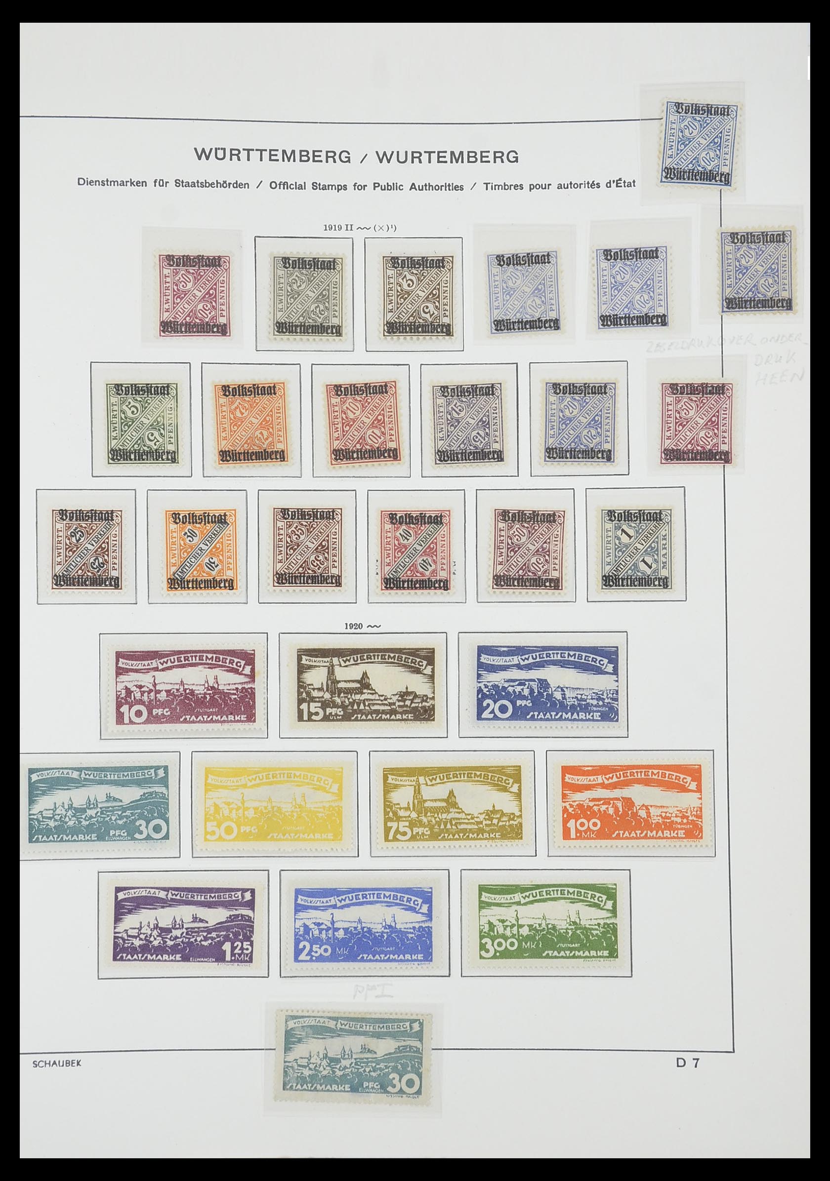 33694 060 - Postzegelverzameling 33694 Duitsland 1851-1946.