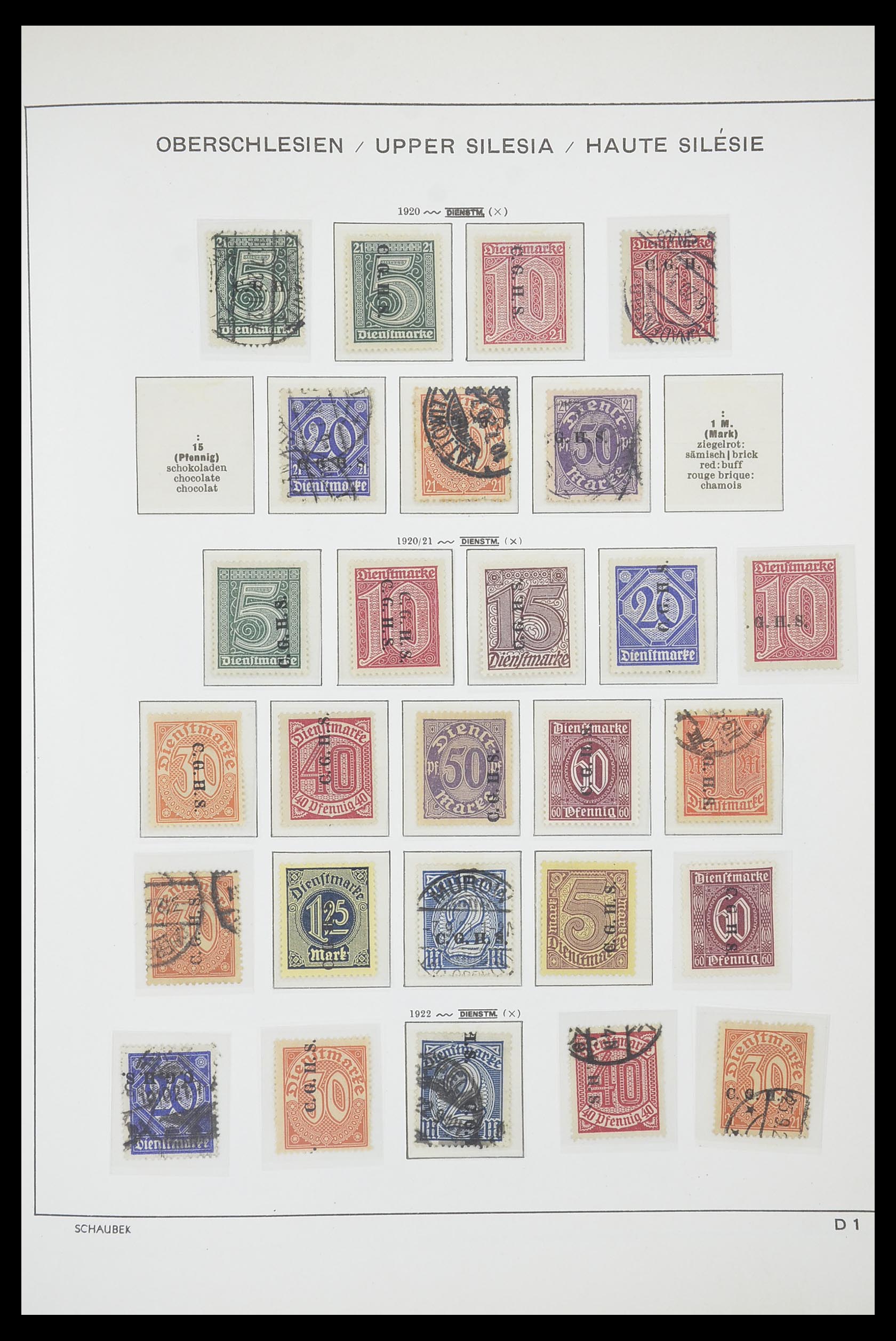 33694 082 - Stamp collection 33694 Germany 1851-1946.