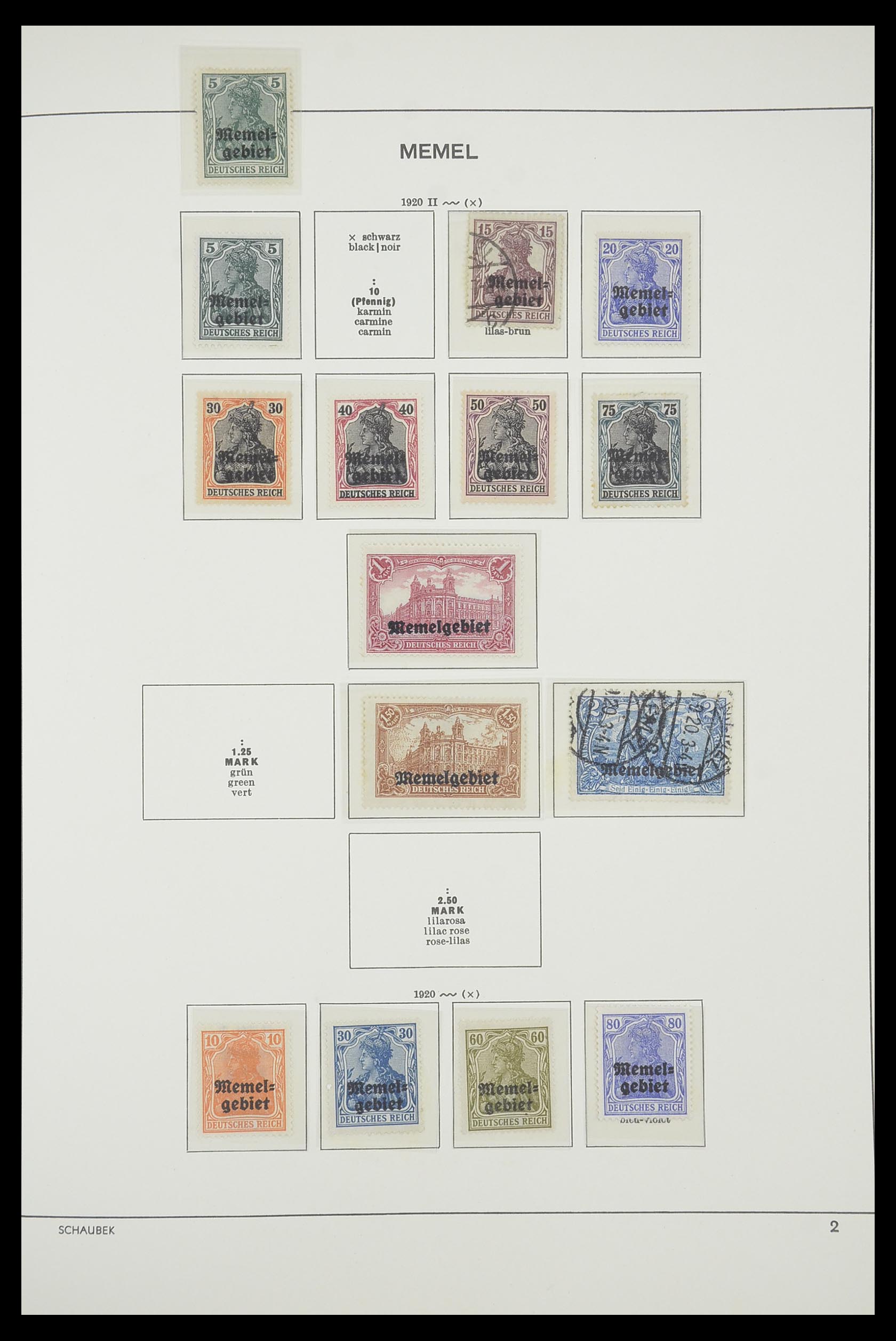 33694 091 - Stamp collection 33694 Germany 1851-1946.