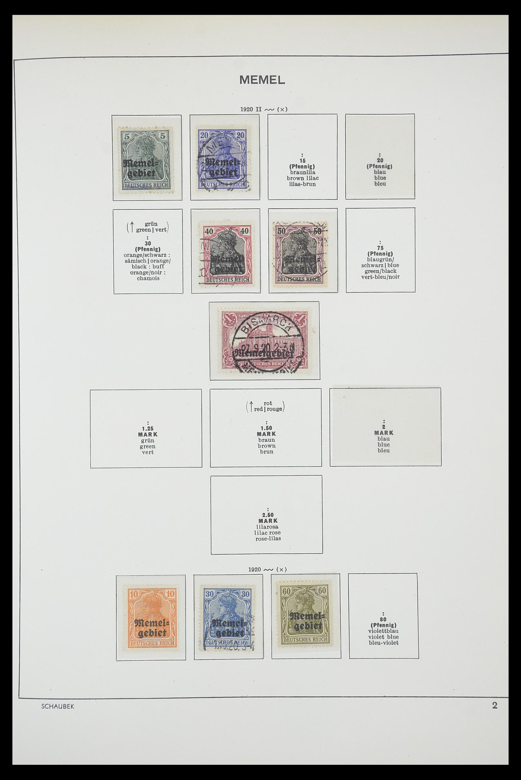 33694 092 - Stamp collection 33694 Germany 1851-1946.