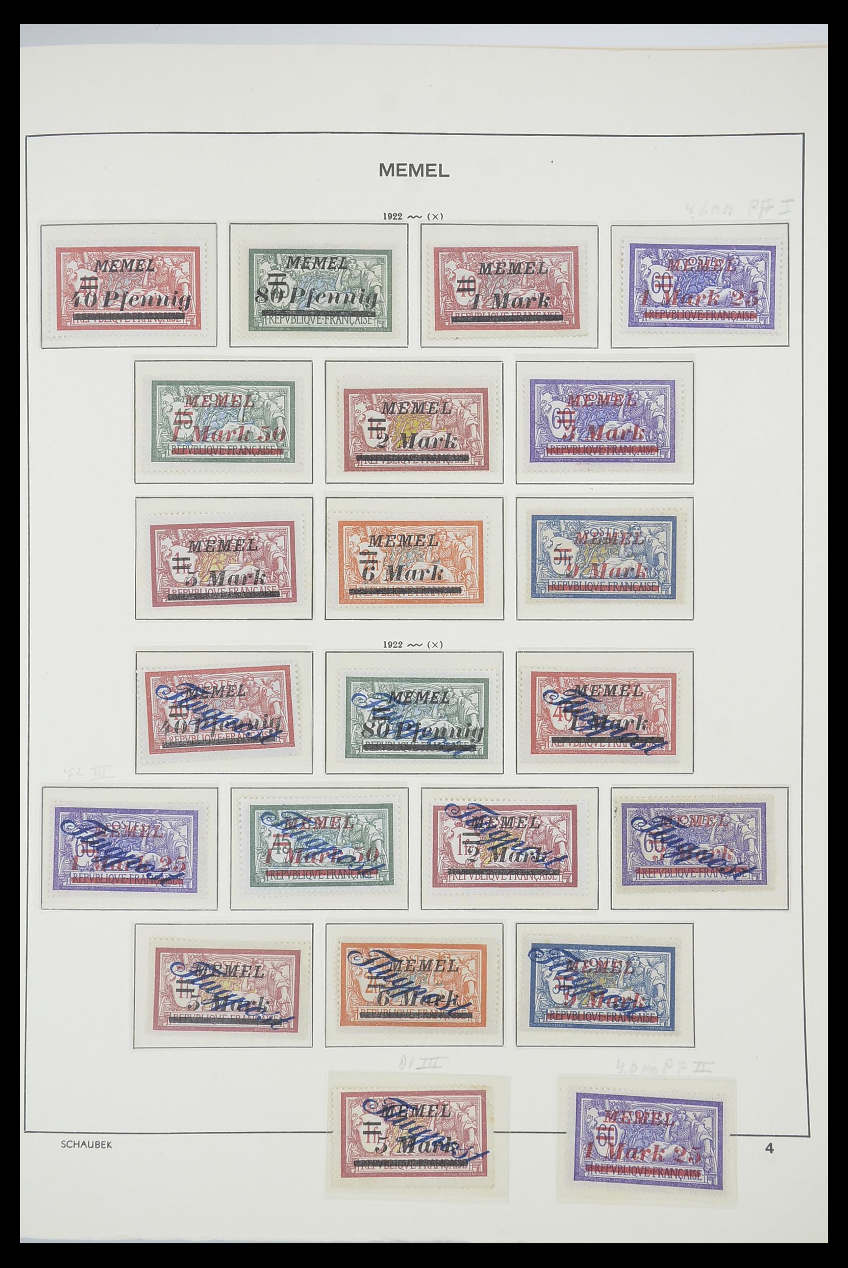 33694 095 - Stamp collection 33694 Germany 1851-1946.