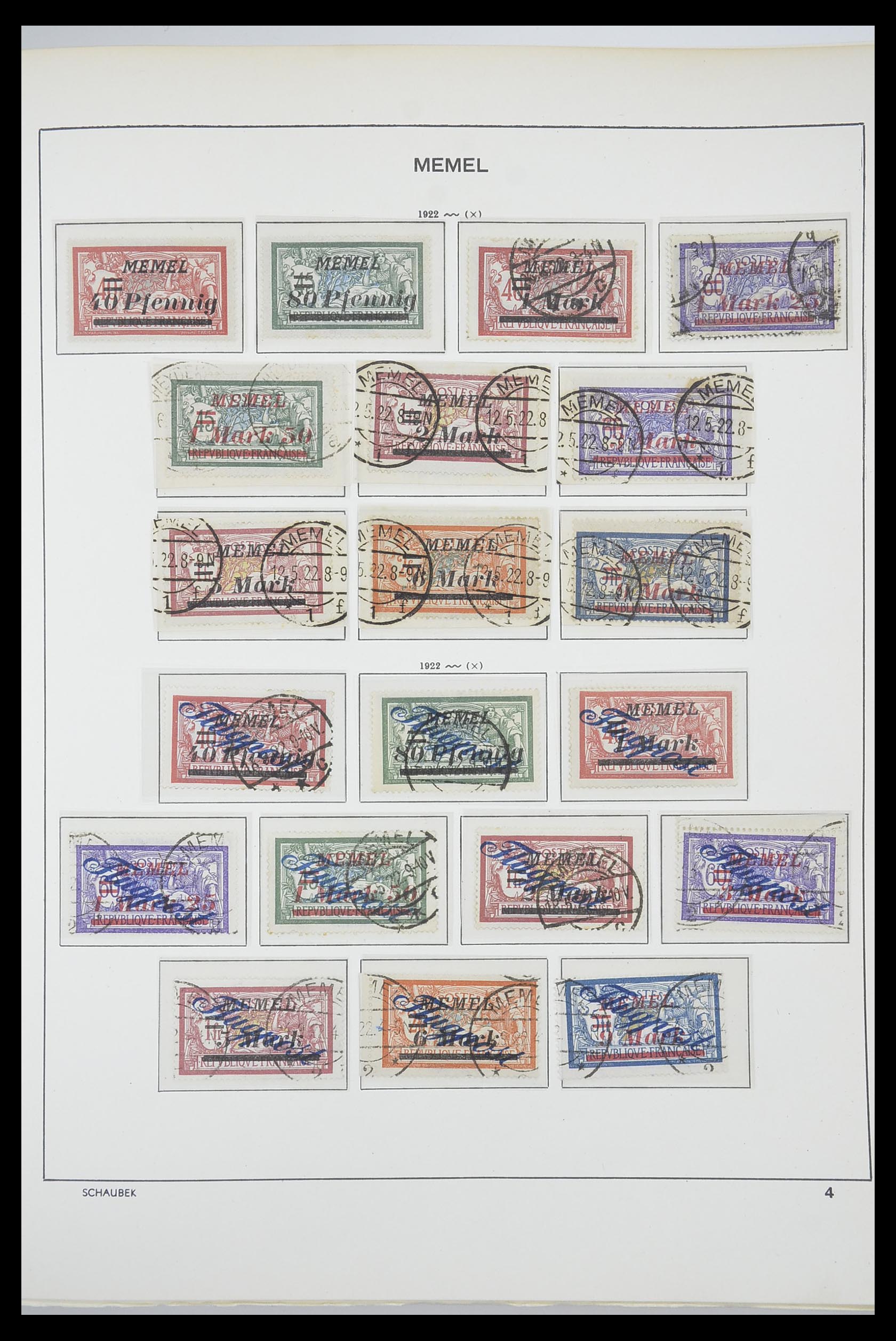 33694 096 - Stamp collection 33694 Germany 1851-1946.