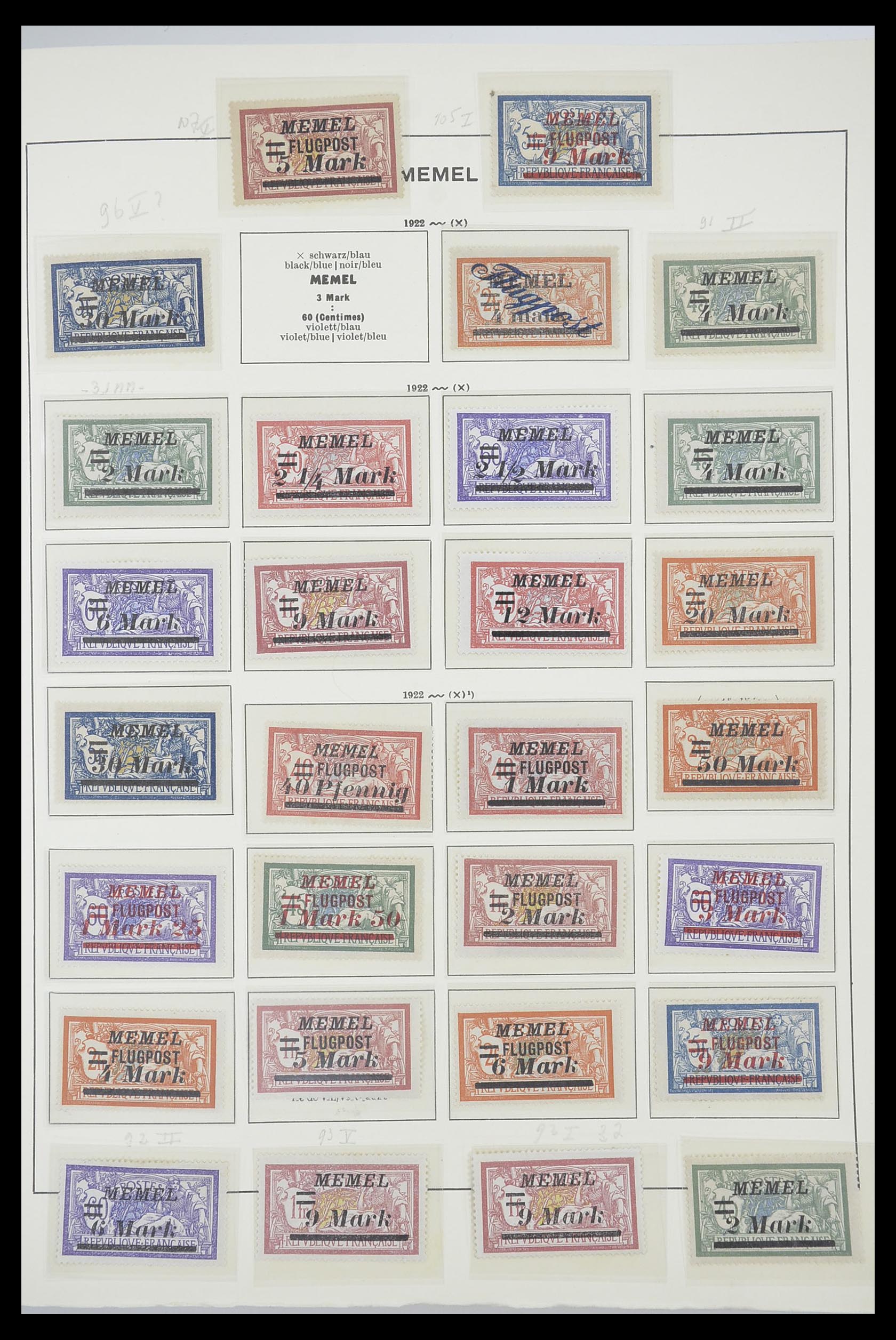 33694 097 - Stamp collection 33694 Germany 1851-1946.
