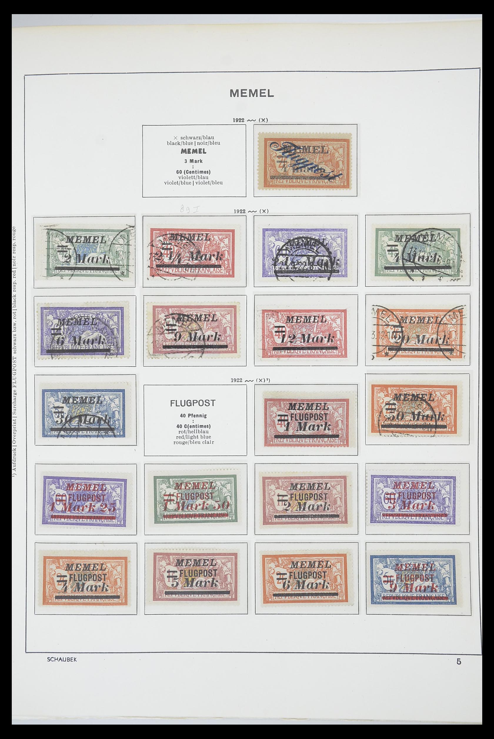 33694 098 - Stamp collection 33694 Germany 1851-1946.
