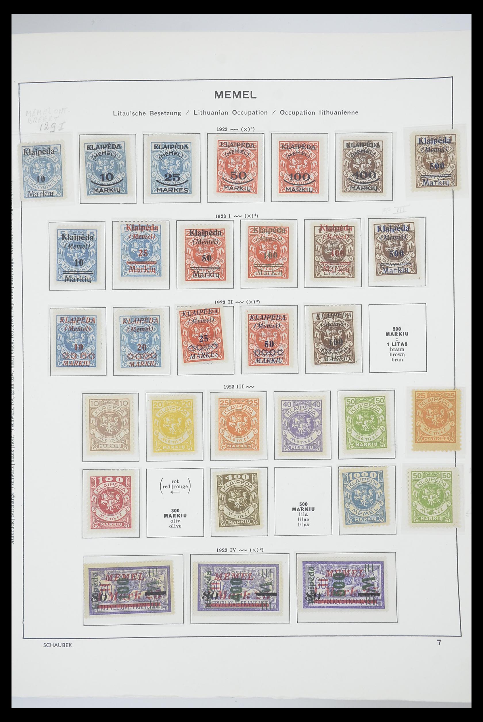 33694 101 - Postzegelverzameling 33694 Duitsland 1851-1946.