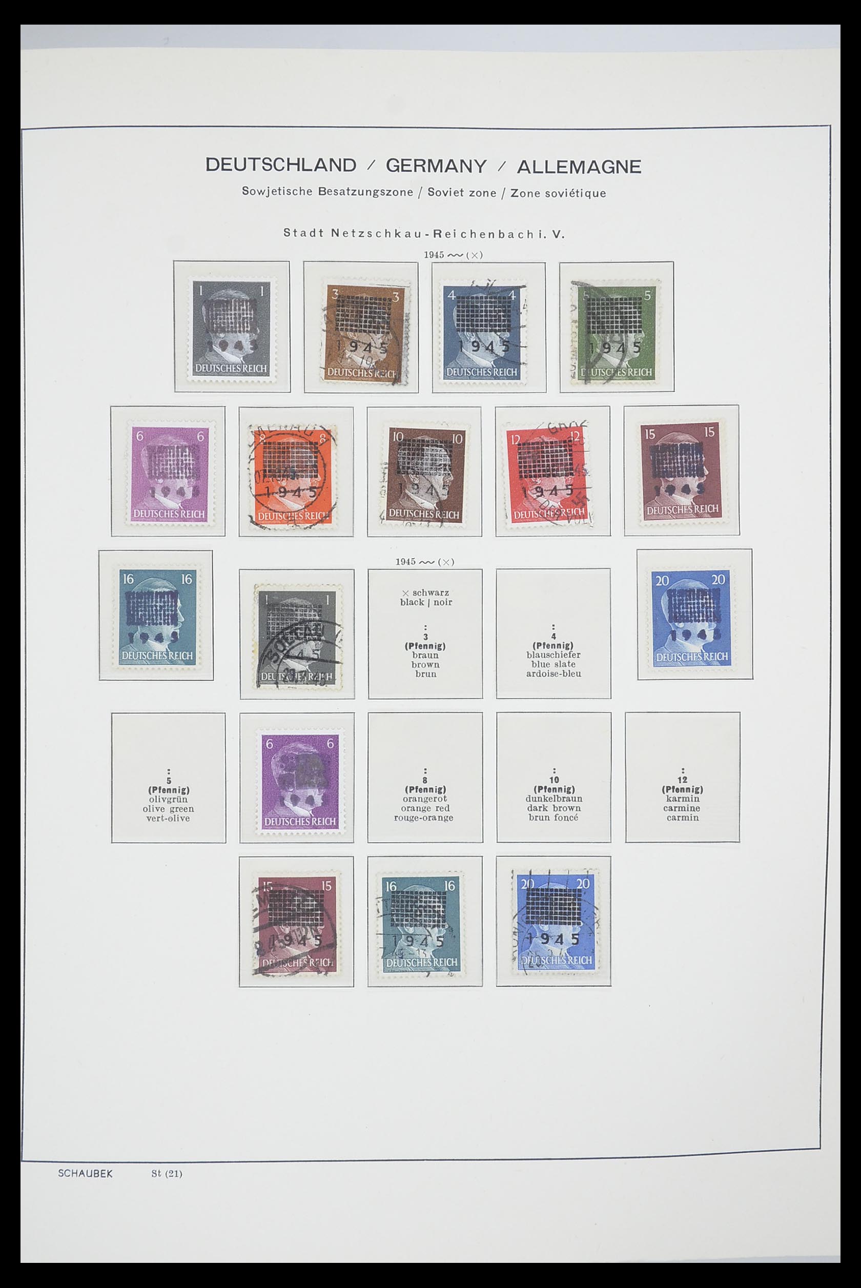 33694 128 - Postzegelverzameling 33694 Duitsland 1851-1946.