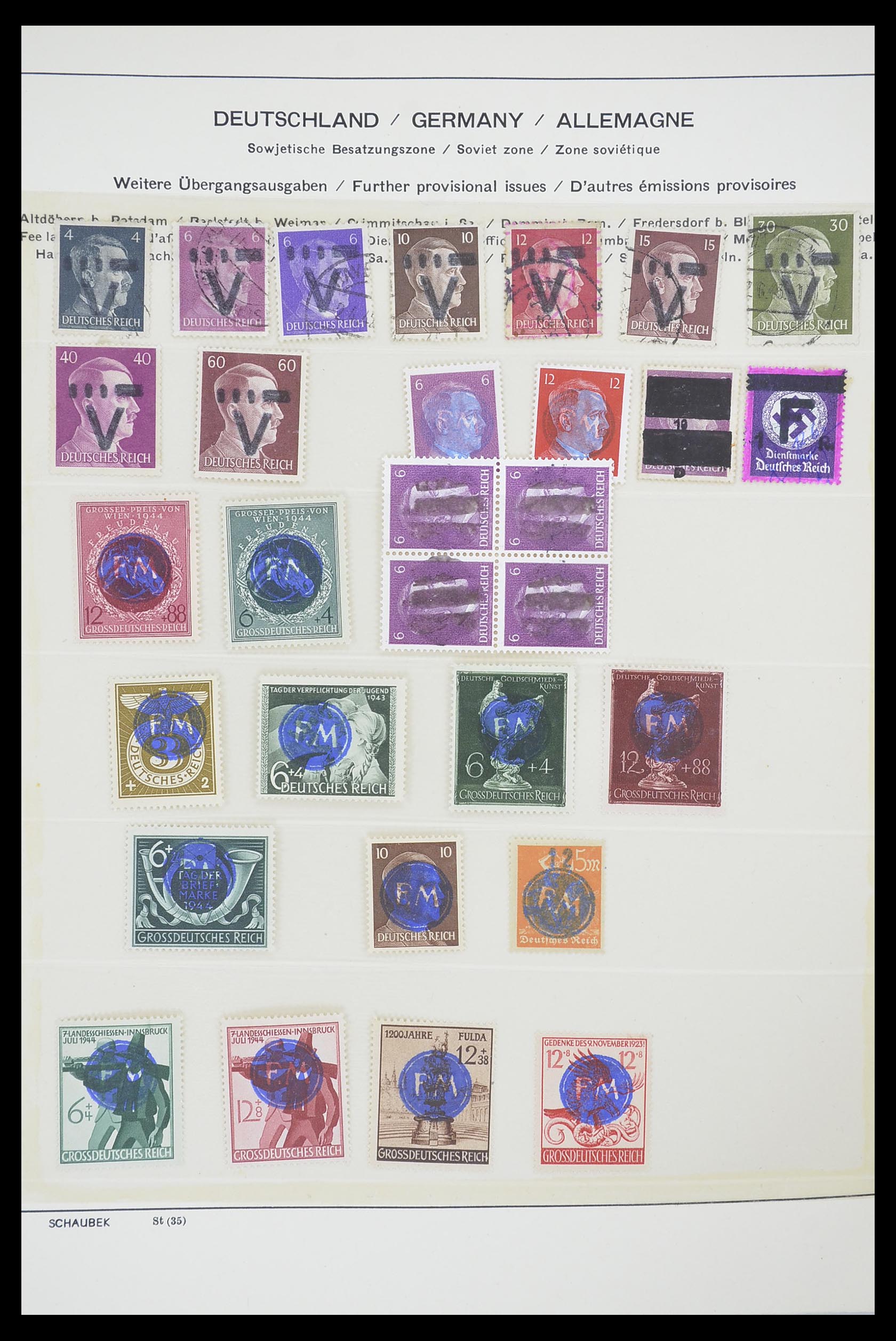 33694 141 - Postzegelverzameling 33694 Duitsland 1851-1946.