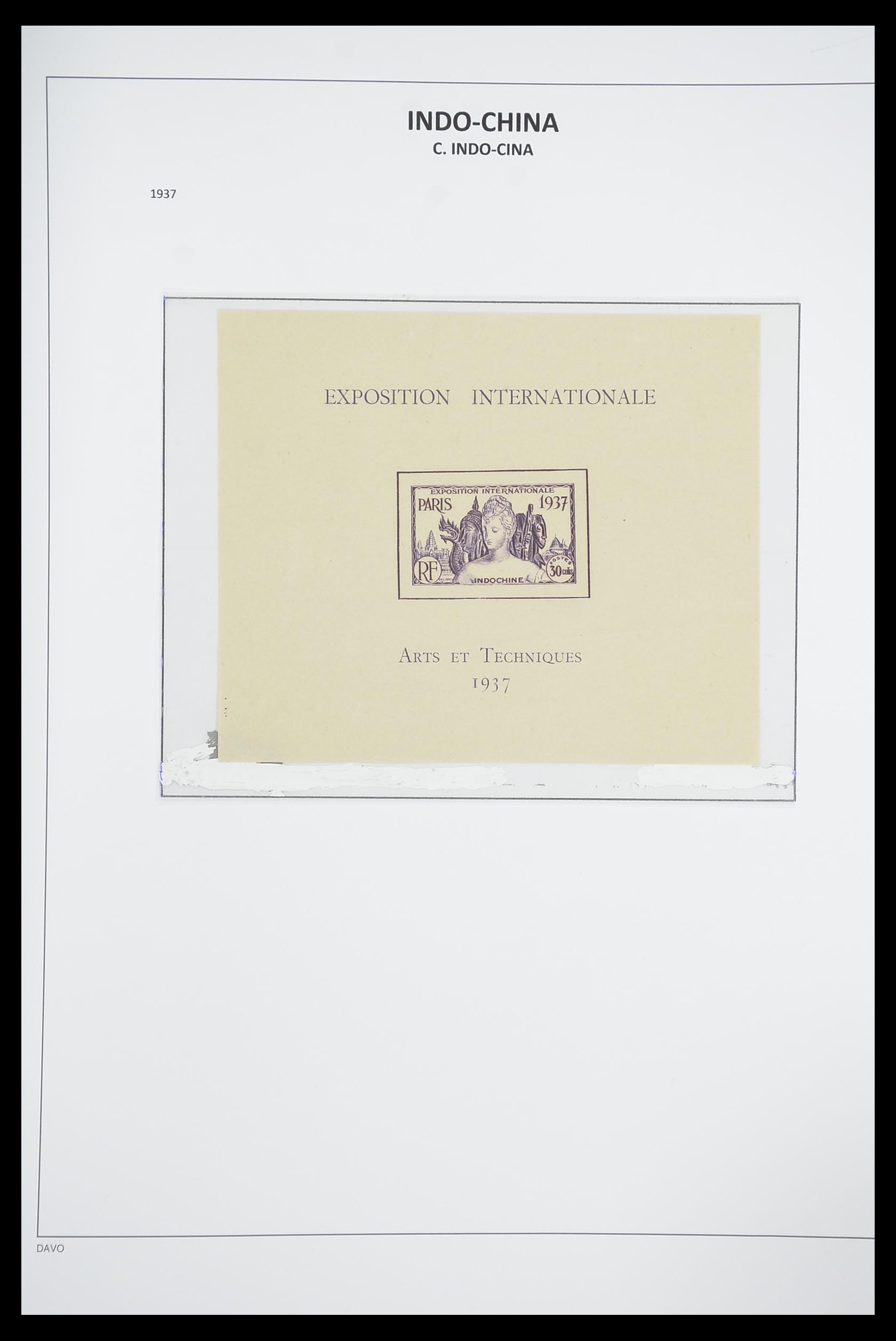 33695 021 - Postzegelverzameling 33695 Indochina 1876-1946.
