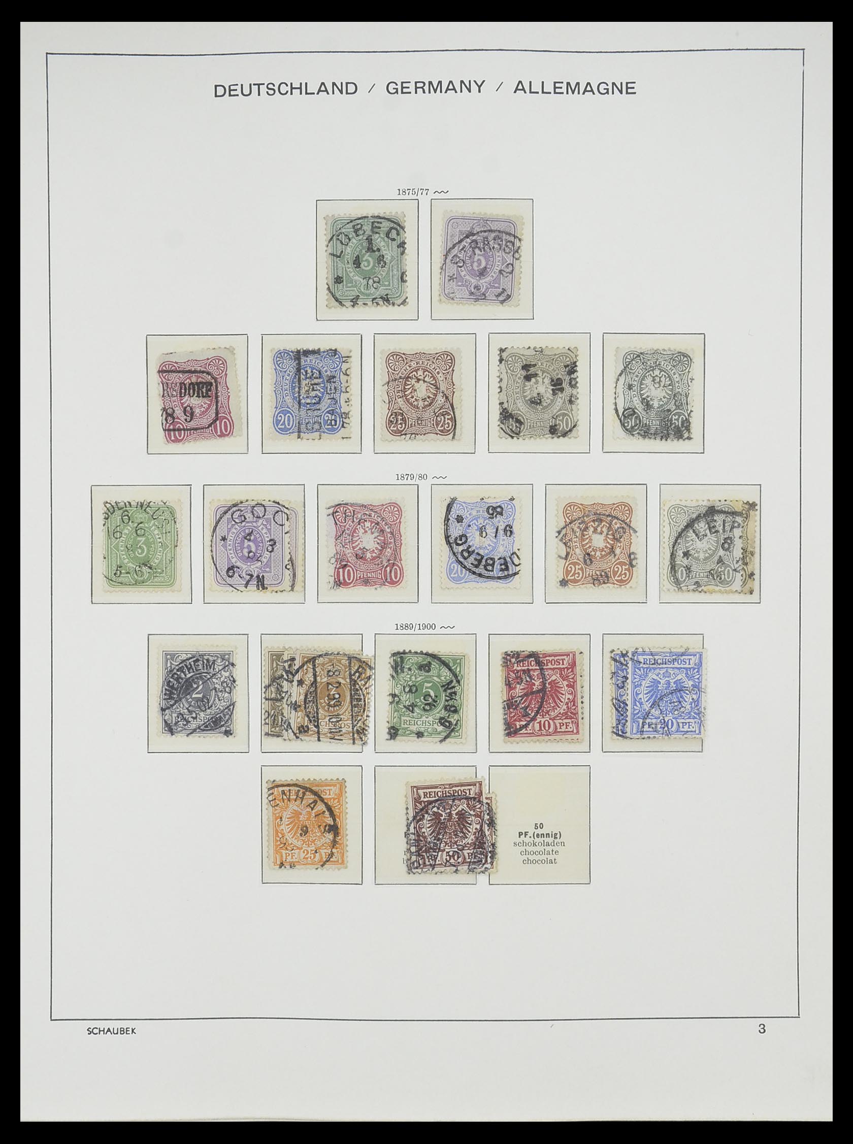 33697 003 - Postzegelverzameling 33697 Duitse Rijk 1872-1945.