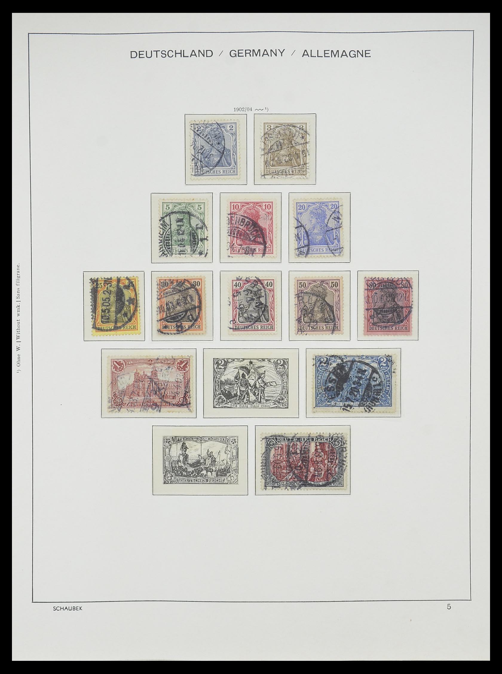 33697 005 - Postzegelverzameling 33697 Duitse Rijk 1872-1945.