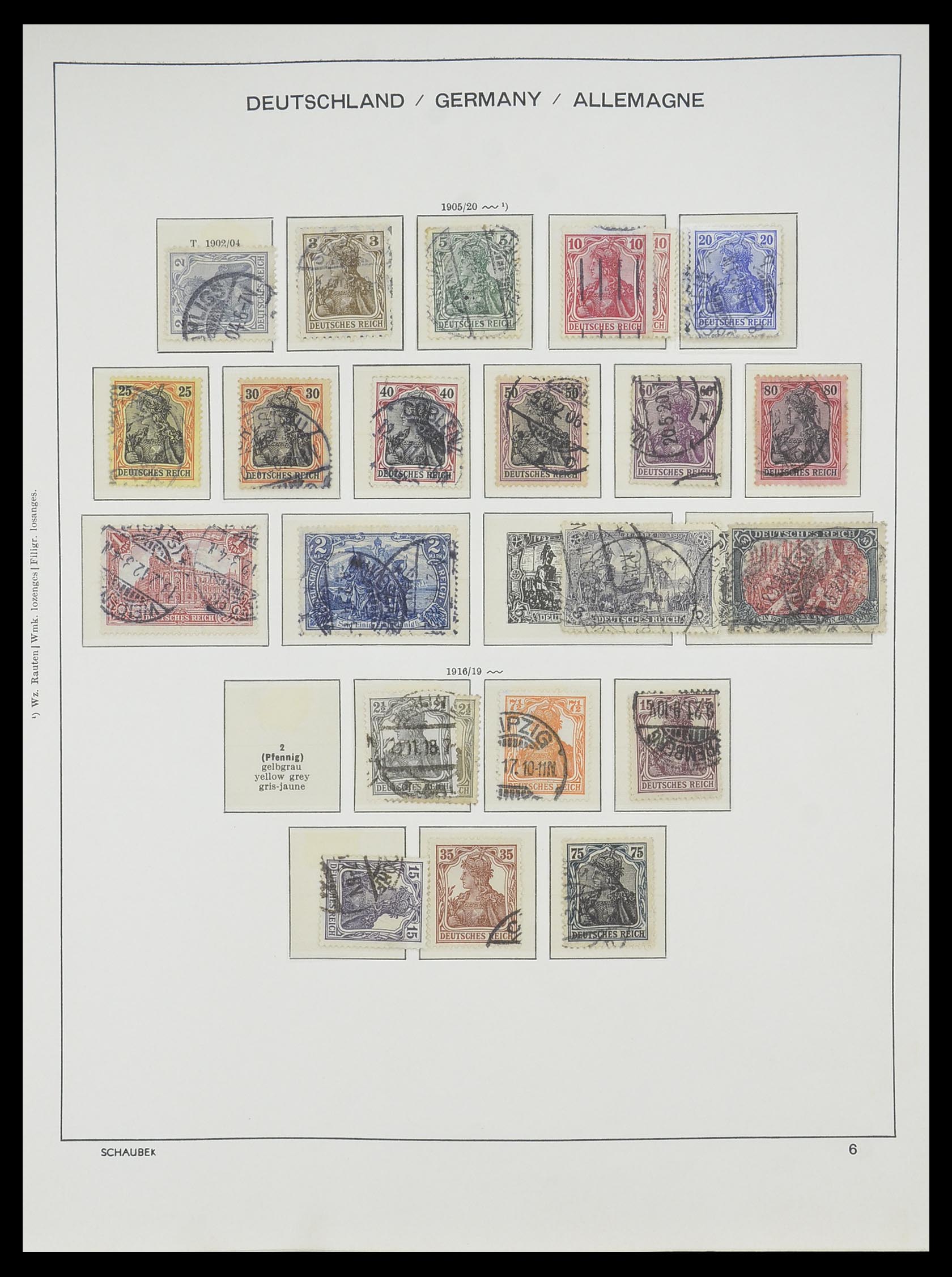 33697 006 - Postzegelverzameling 33697 Duitse Rijk 1872-1945.