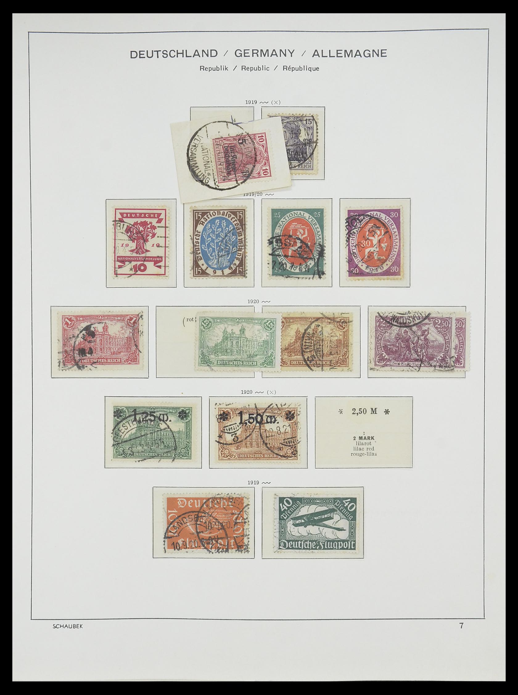 33697 007 - Postzegelverzameling 33697 Duitse Rijk 1872-1945.