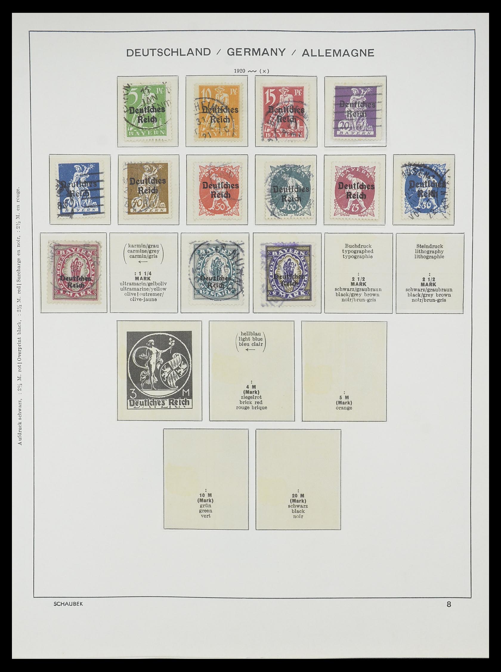 33697 008 - Postzegelverzameling 33697 Duitse Rijk 1872-1945.