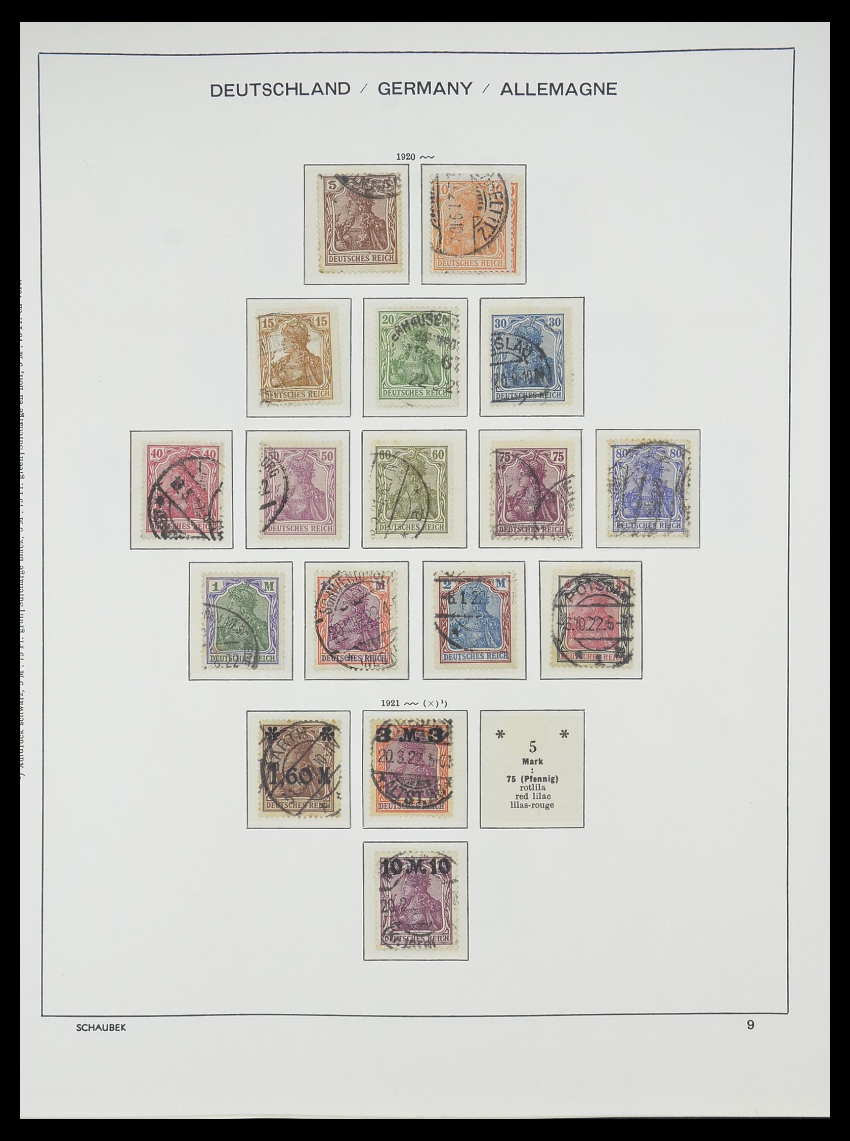 33697 009 - Postzegelverzameling 33697 Duitse Rijk 1872-1945.
