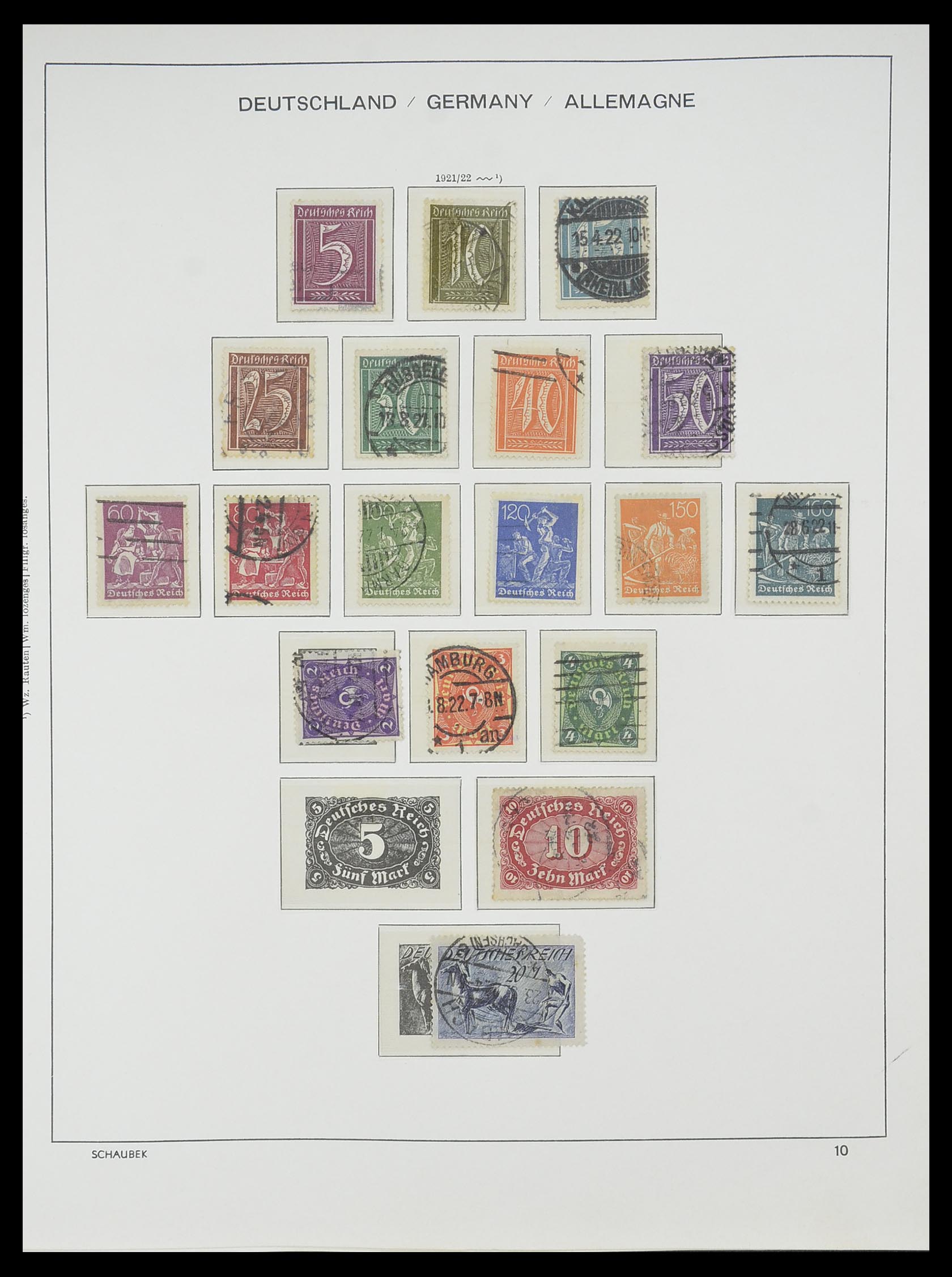33697 010 - Stamp collection 33697 German Reich 1872-1945.