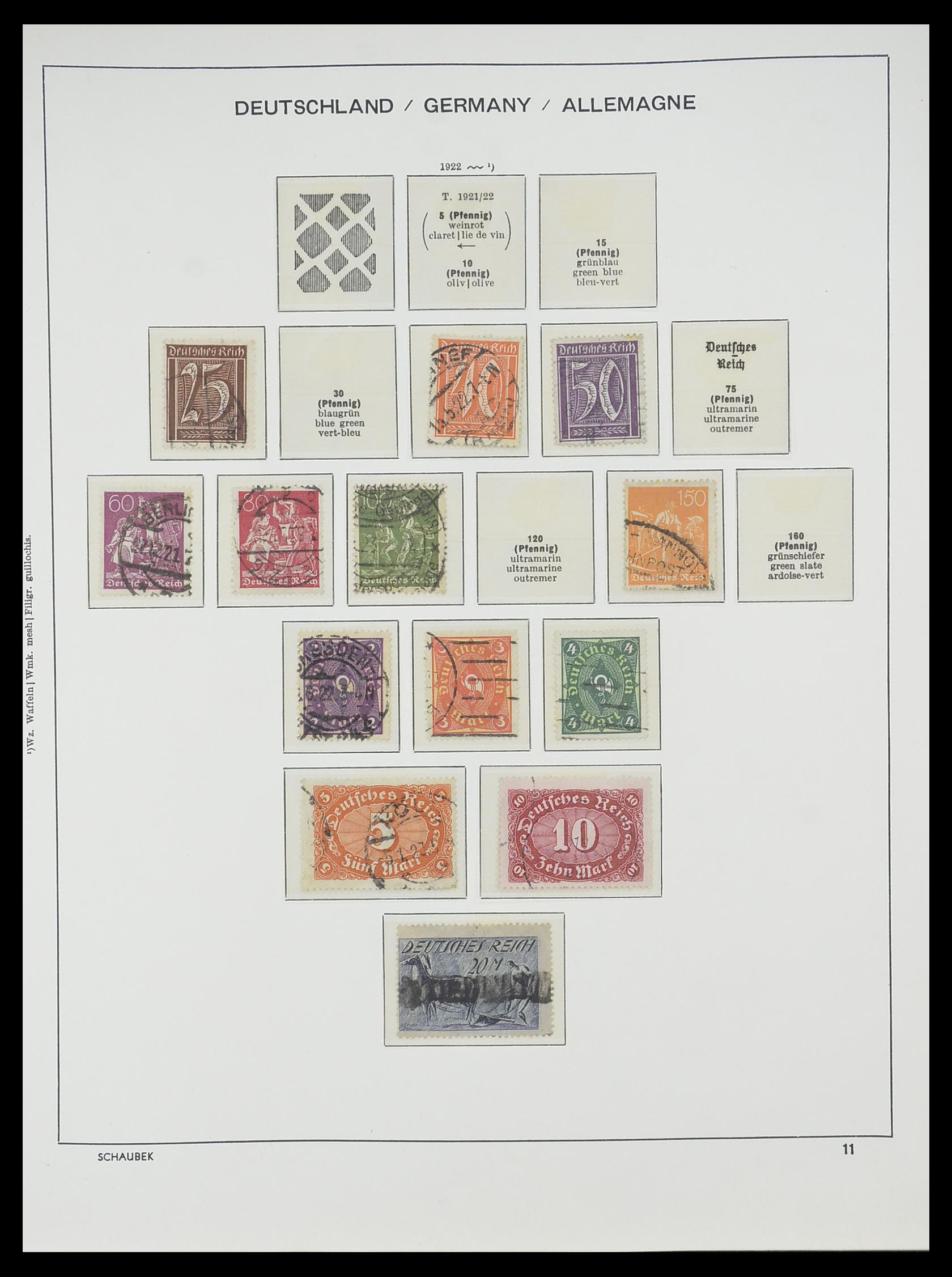 33697 011 - Stamp collection 33697 German Reich 1872-1945.