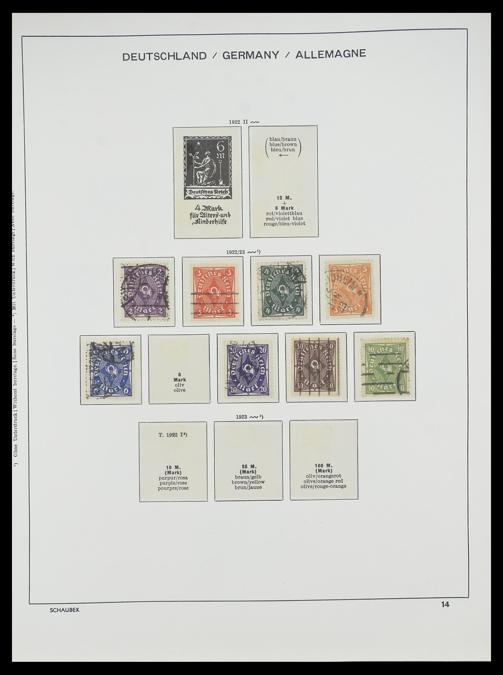 33697 014 - Postzegelverzameling 33697 Duitse Rijk 1872-1945.