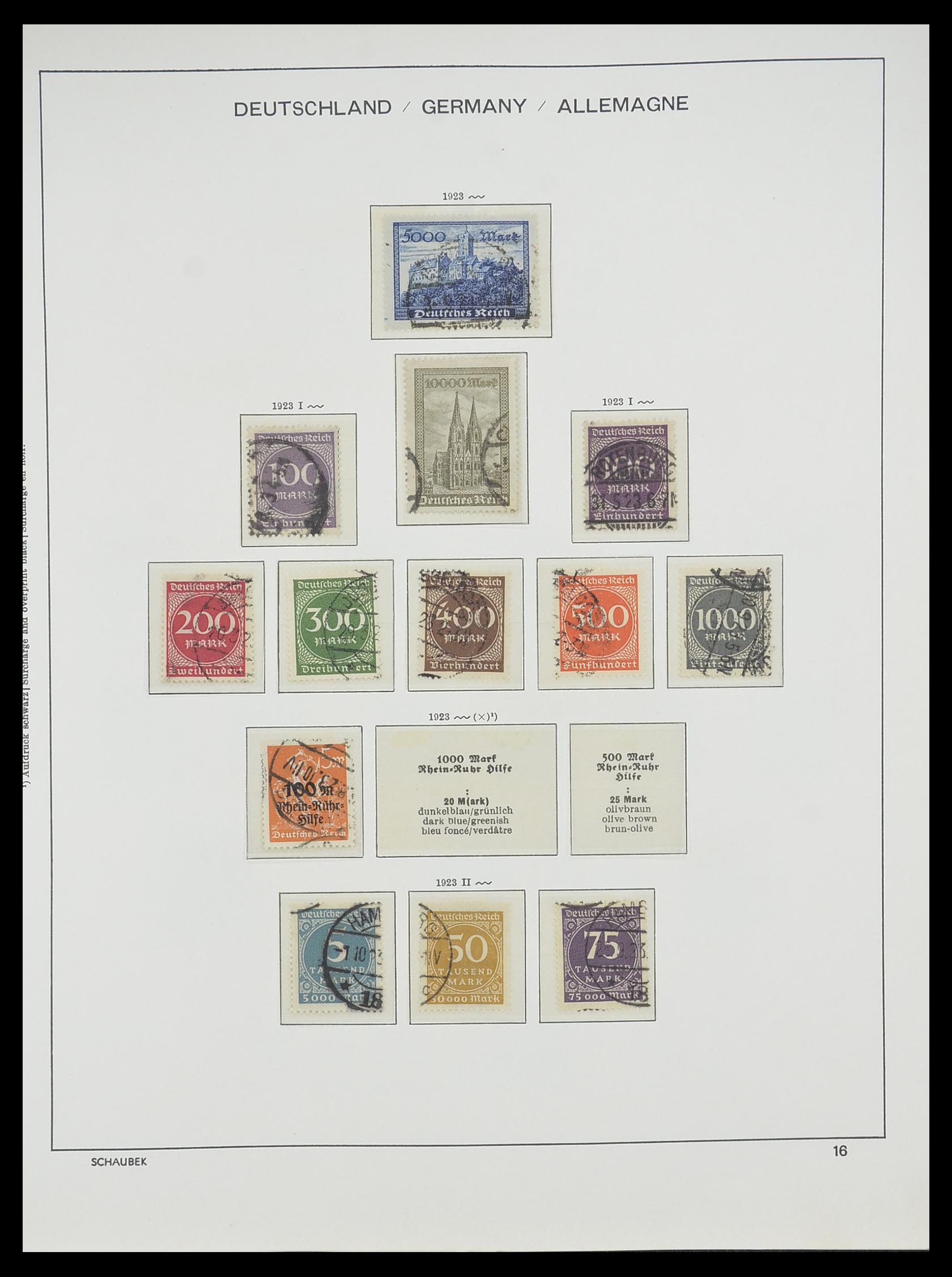 33697 016 - Stamp collection 33697 German Reich 1872-1945.