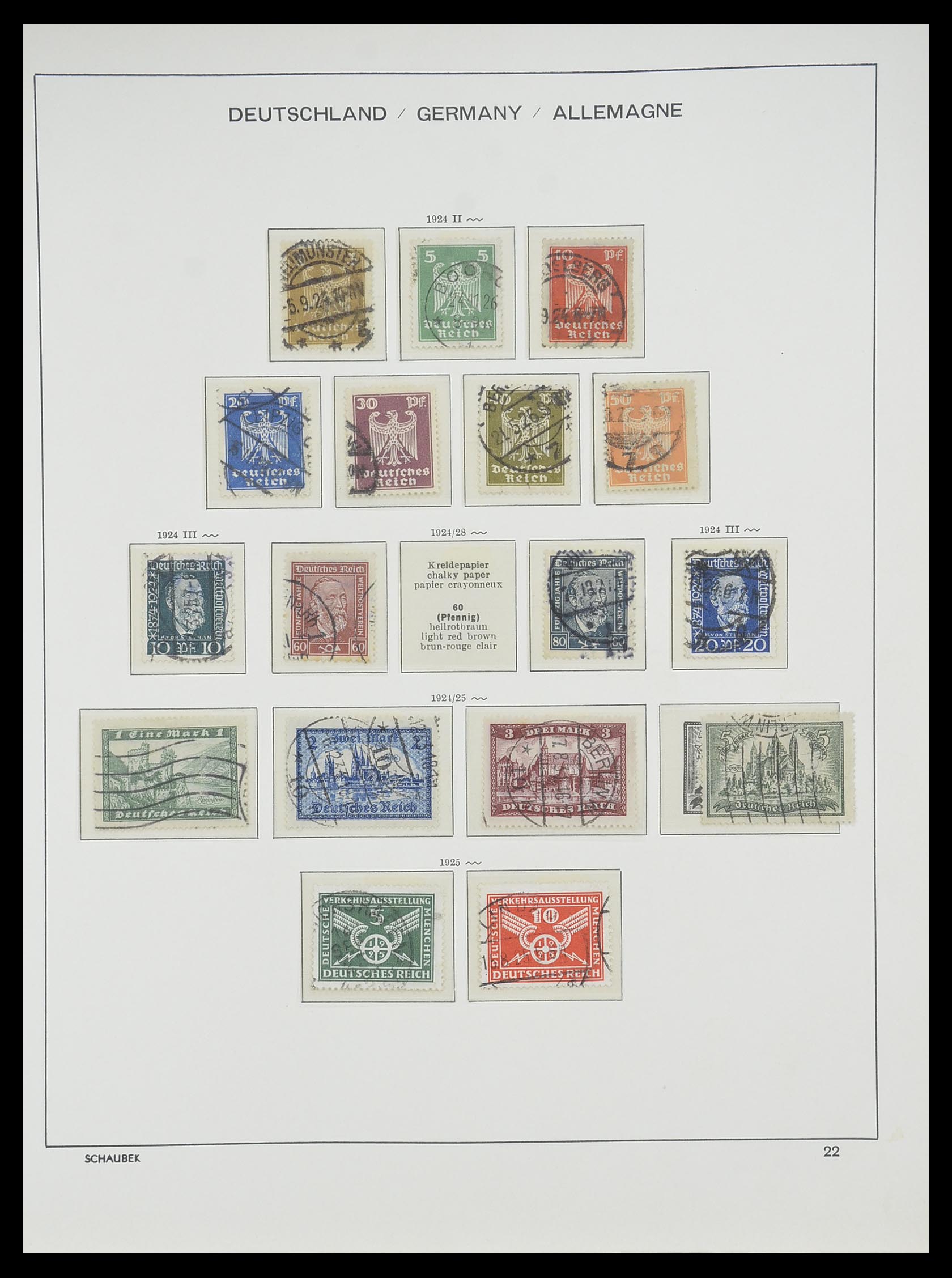 33697 022 - Stamp collection 33697 German Reich 1872-1945.
